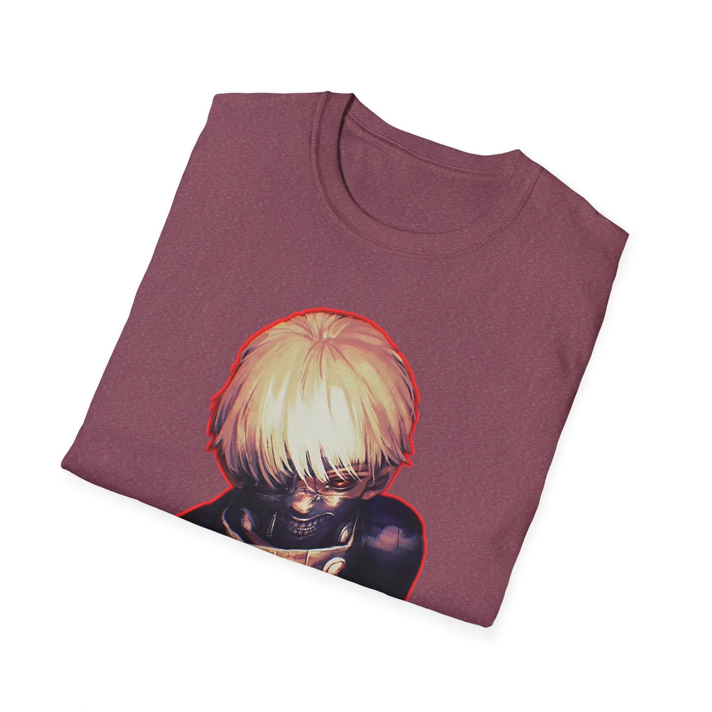 Stylish Unisex Graphic Tee tokyo ghoul style 5- Trendy Softstyle T-Shirt for Casual Wear, Gifts, Anime Fans, Everyday Comfort, Summer Outfits