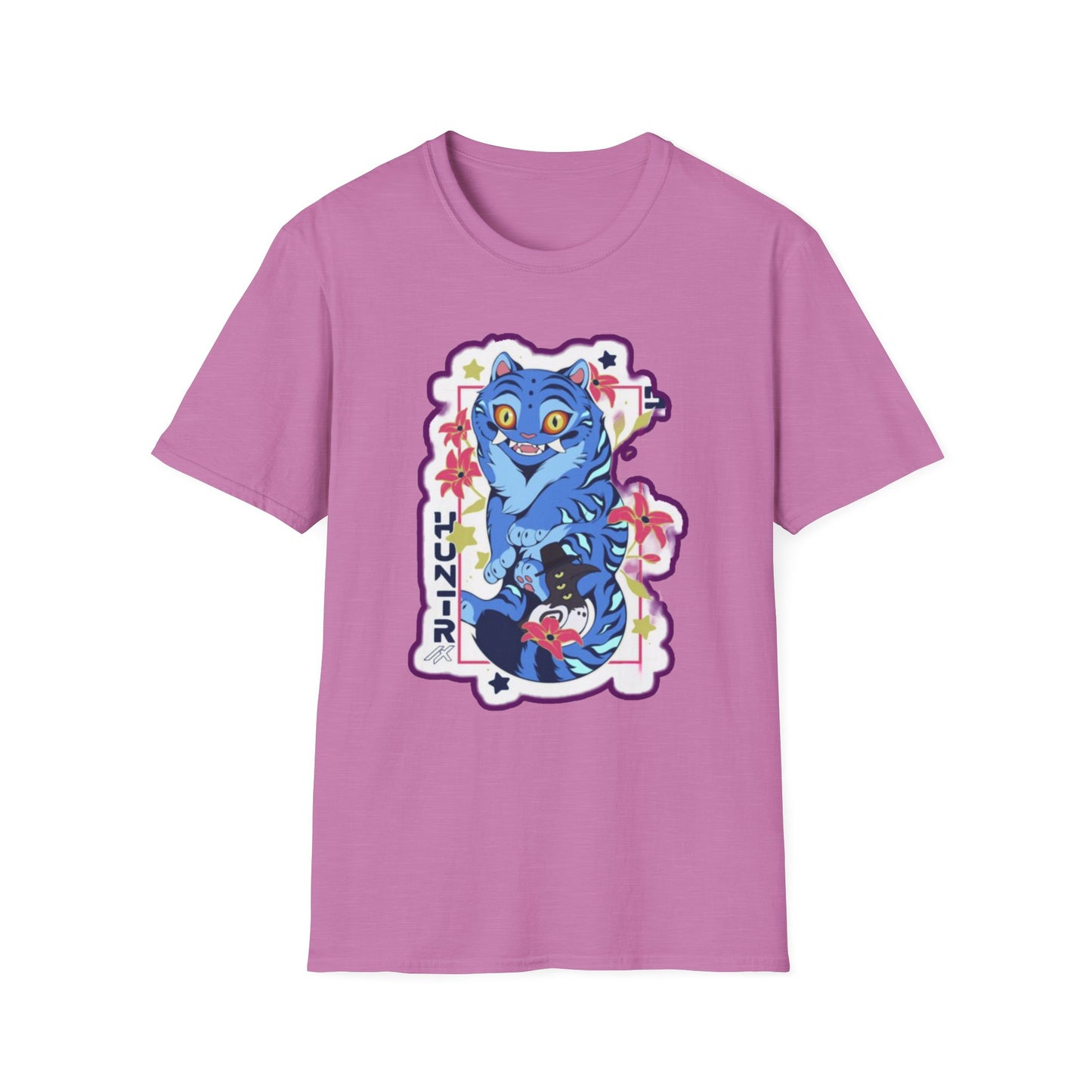 Whimsical Cartoon idol tiger 2 Graphic T-Shirt, Fun Unisex Tee for Kids and Teens, Perfect for Birthdays, Gifts, Casual Wear, Unique Playful Design