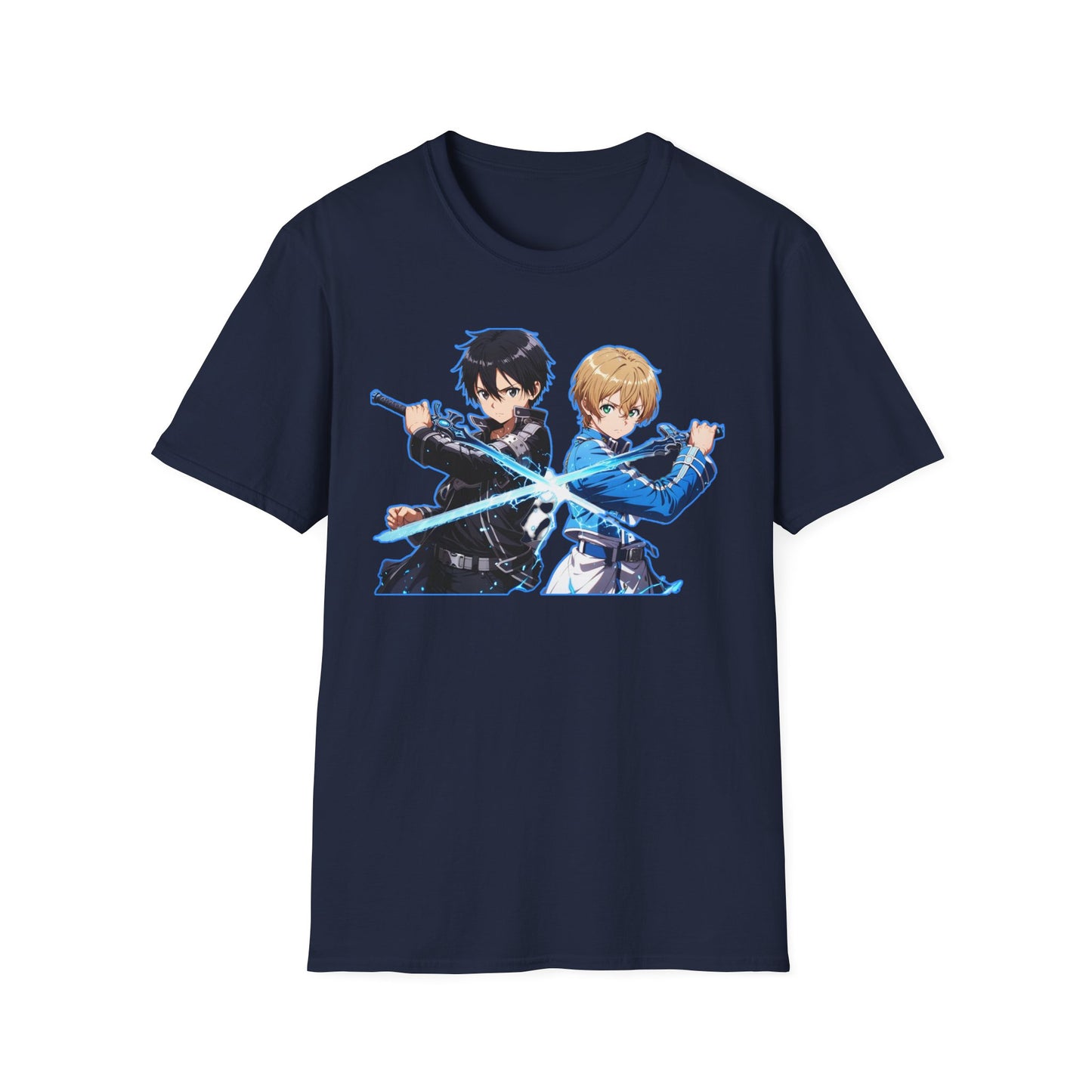 Anime-Inspired sao 10 Unisex Softstyle T-Shirt, Casual Wear, Gift for Otaku, Birthday Present, Soft Graphic Tee