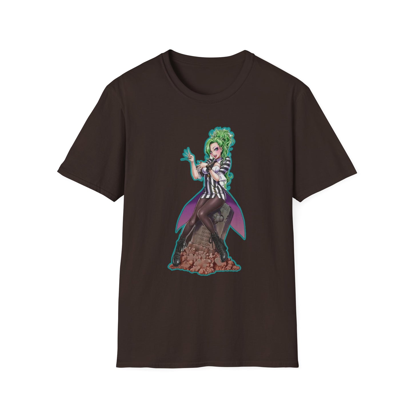 Anime-Inspired  spooky season masters of horror 4Unisex Softstyle T-Shirt, Unique Graphic Tee, Casual Wear, Gift for Anime Lovers, Trendy Fashion