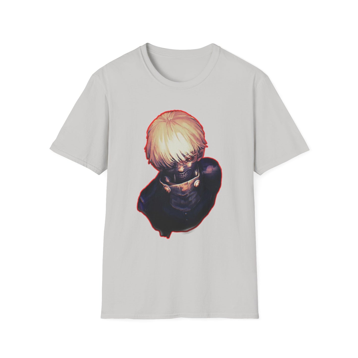 Stylish Unisex Graphic Tee tokyo ghoul style 5- Trendy Softstyle T-Shirt for Casual Wear, Gifts, Anime Fans, Everyday Comfort, Summer Outfits