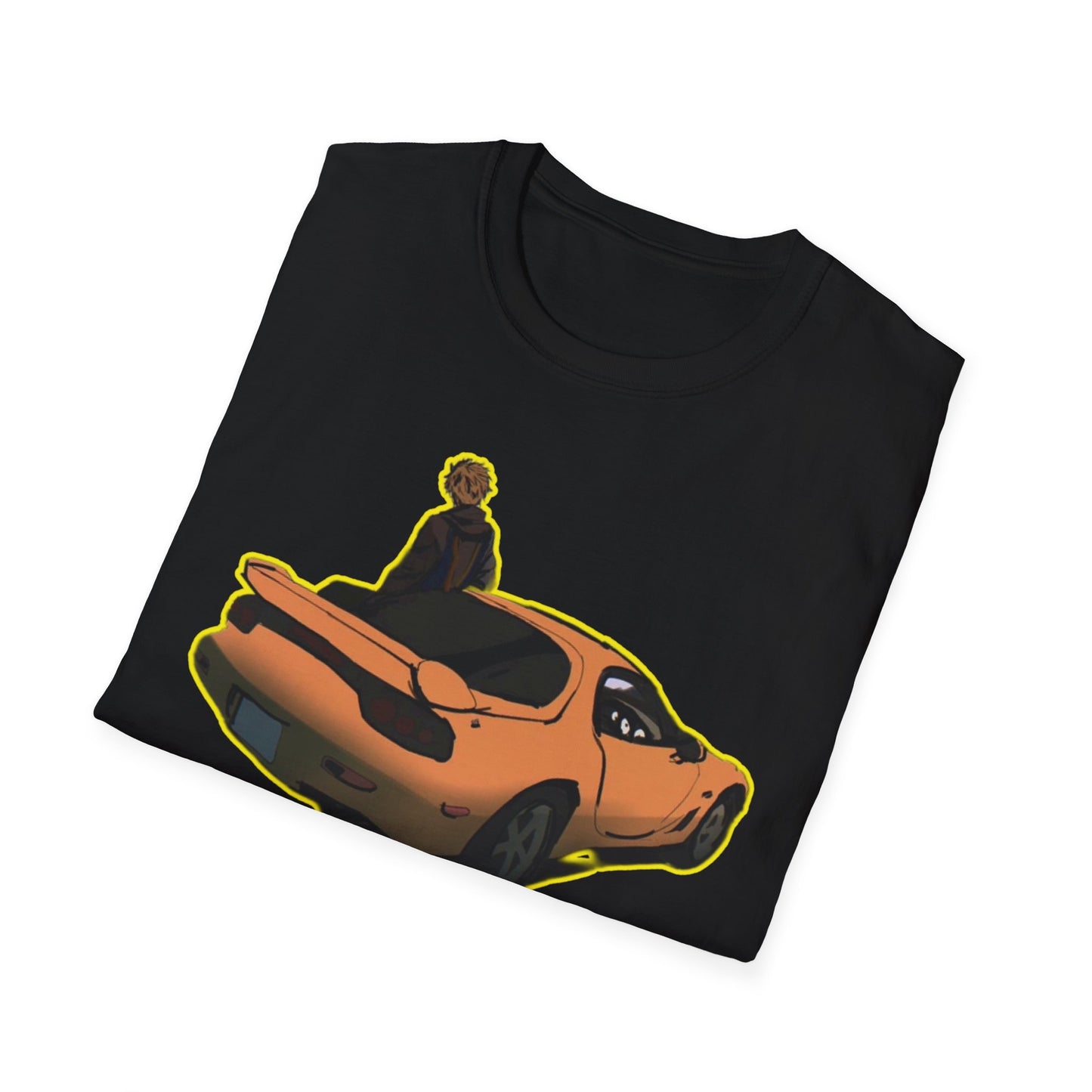 Vibrant Car Art initial D 8 Unisex Softstyle T-Shirt, Casual Graphic Tee, Gift for Car Enthusiasts, Unique Apparel for Everyday Wear, Retro [...]