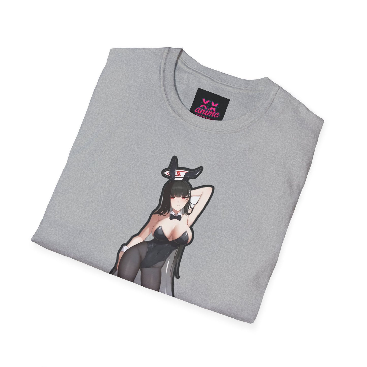 Anime-Inspired Witchy lewd bunny 2 T-Shirt: Spooky Season Vibe, Perfect for Comic Con, Halloween Party, or Casual Wear, Unisex Softstyle Tee, [...]