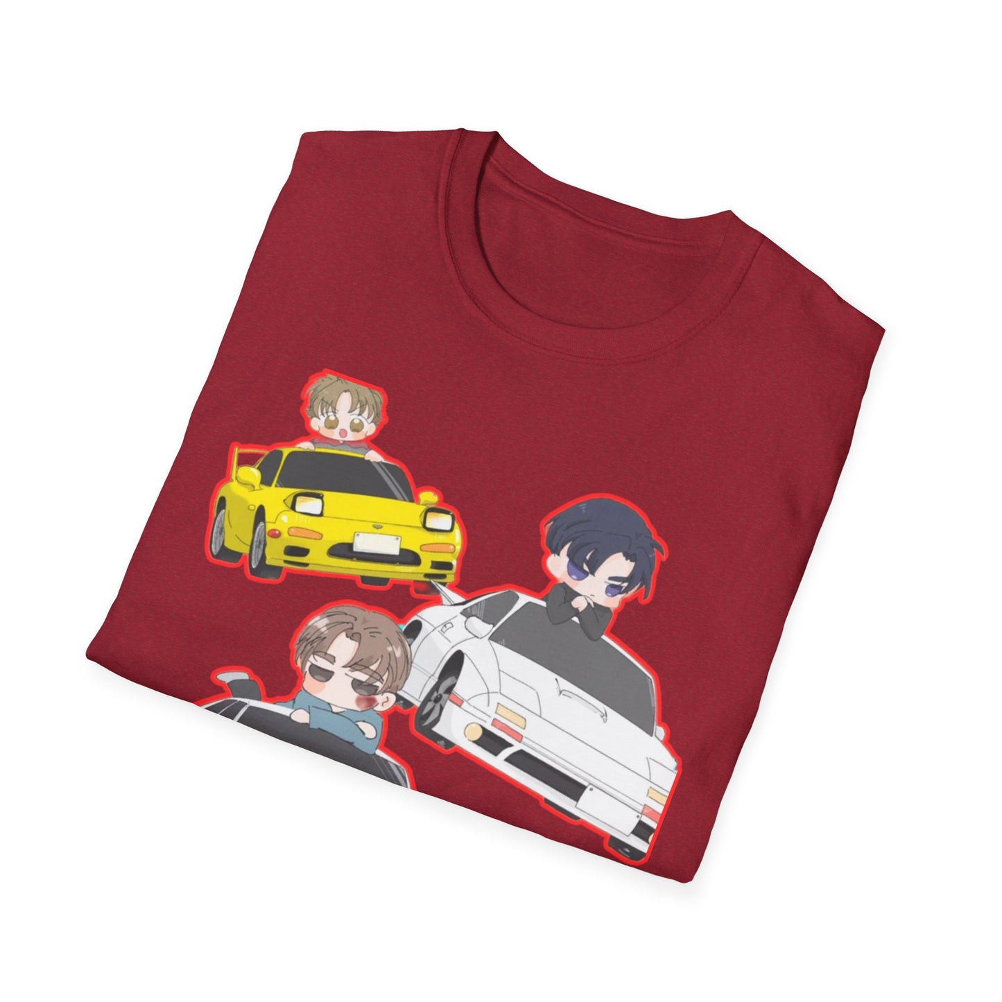 Anime Car initial D 2 Enthusiast T-Shirt, Cool Graphic Tee, Unisex Design, Perfect Gift for Gamers, Casual Streetwear, Fun Summer Shirt