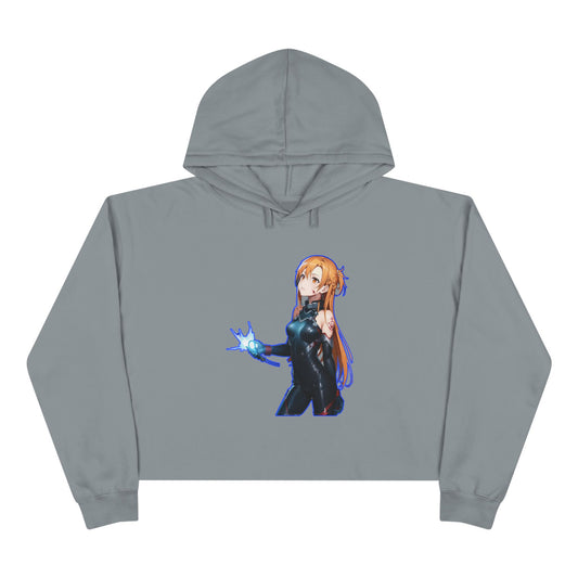 Copy of Trendy Crop Hoodie sao 2 with Unique Designs, Anime Aesthetic, Casual Streetwear, Gift for Fans, Fashion Statement