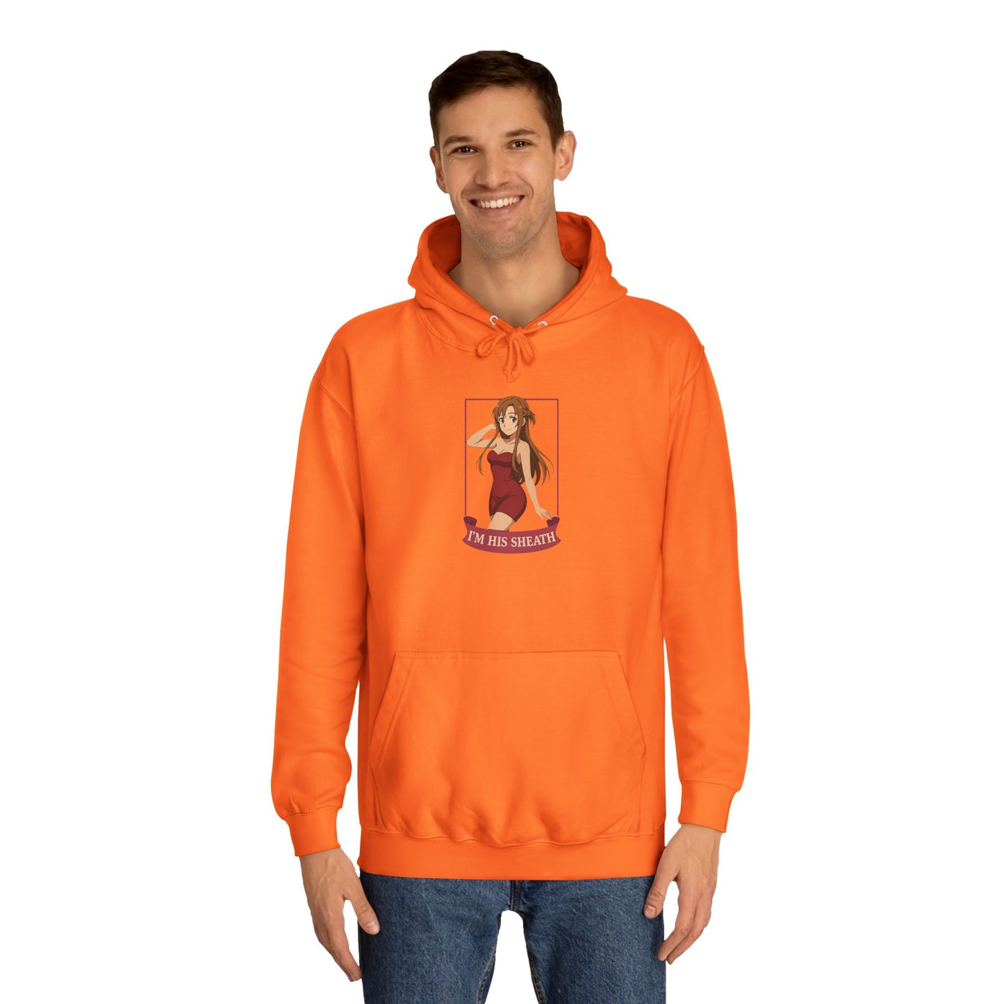 Anime-Inspired Unisex College Hoodie, Comfortable Casual Wear, Unique Graphic Sweatshirt, Trendy Gifts for Students, Streetwear Style