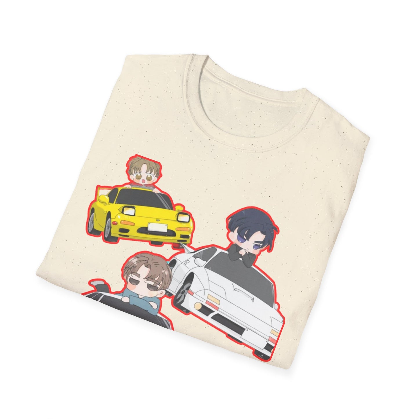 Anime Car initial D 2 Enthusiast T-Shirt, Cool Graphic Tee, Unisex Design, Perfect Gift for Gamers, Casual Streetwear, Fun Summer Shirt
