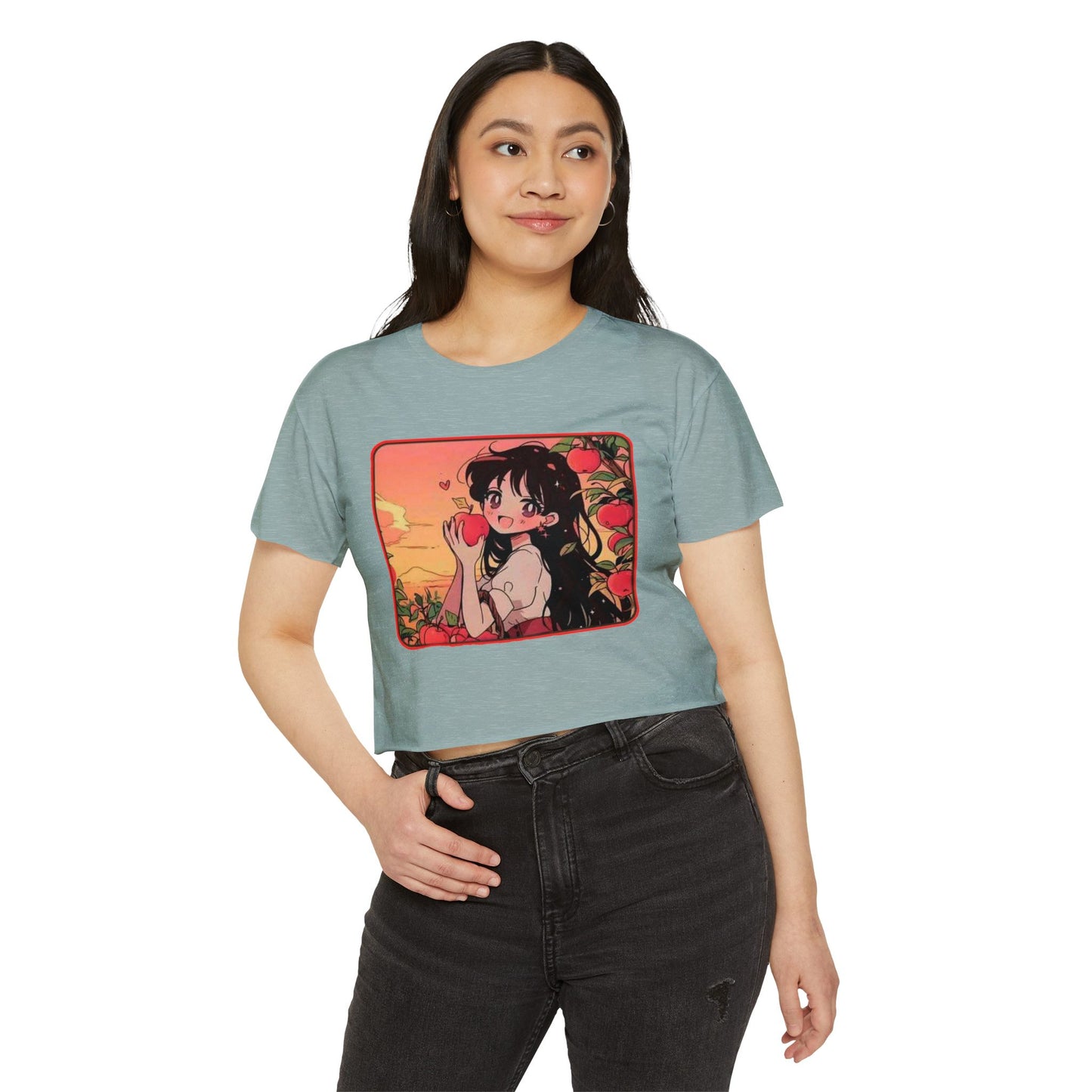 Women's Festival sailor moon 8 Crop Top, Boho Top, Summer Shirt, Cute Graphic Tee, Festival Attire, Gift for Music Lovers, Outdoor Concert Wear