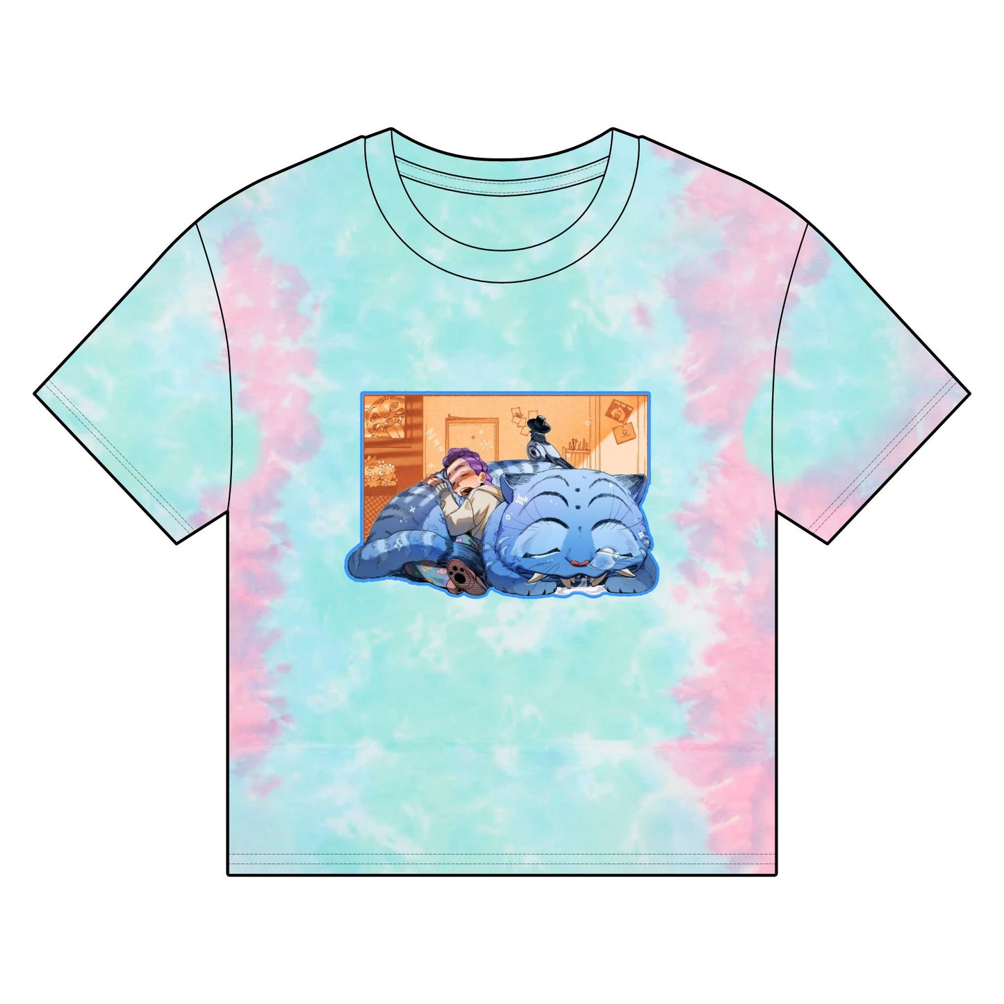 Cozy Cartoon kpop T-Shirt, Cute Graphic Tee for Fans, Festive Gift for Birthdays, Relaxed Fit Everyday Wear, Perfect for Casual Outfits