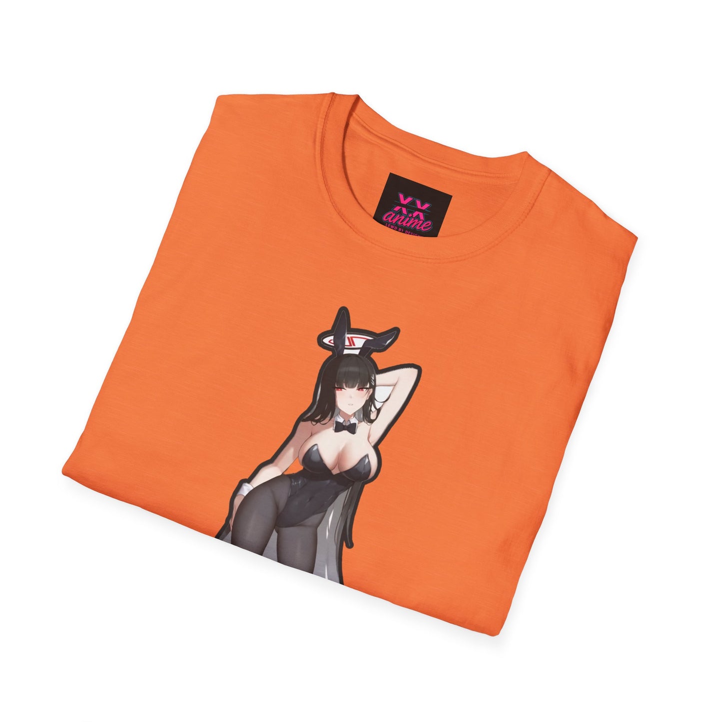 Anime-Inspired Witchy lewd bunny 2 T-Shirt: Spooky Season Vibe, Perfect for Comic Con, Halloween Party, or Casual Wear, Unisex Softstyle Tee, [...]