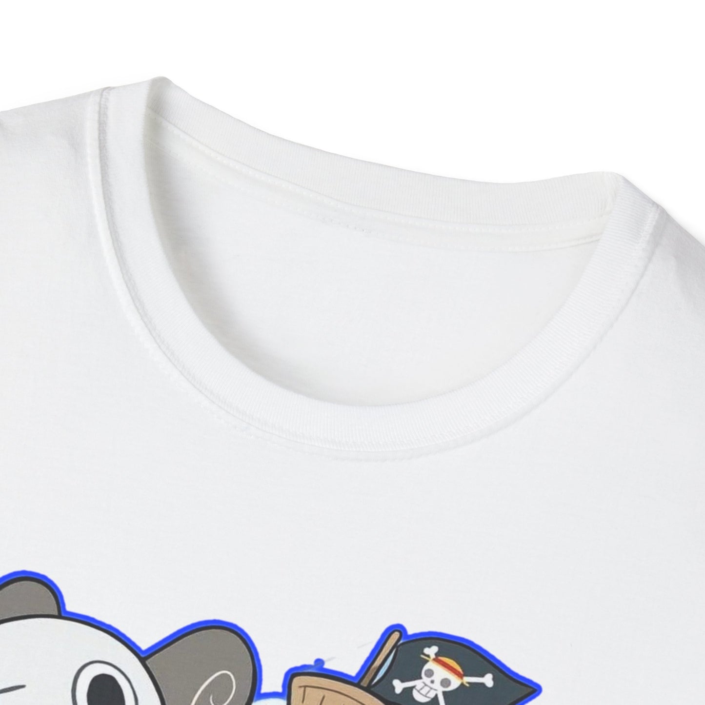 Cute Cartoon Character one piece 7 T-Shirt, Graphic Tee for Anime Lovers, Unisex Gift, Casual Wear, Softstyle Shirt