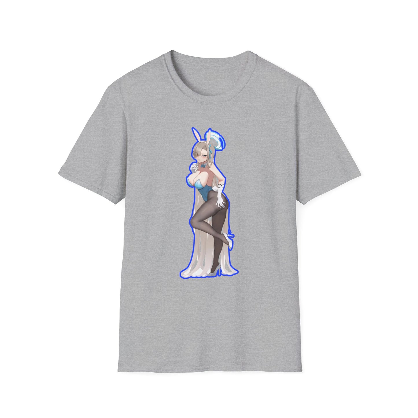 Cute Anime lewd style bunny 3-inspired Unisex T-Shirt with Playful Designs, Perfect for Niche Enthusiasts, Gift for Cosplay Events, Trendy Streetwear