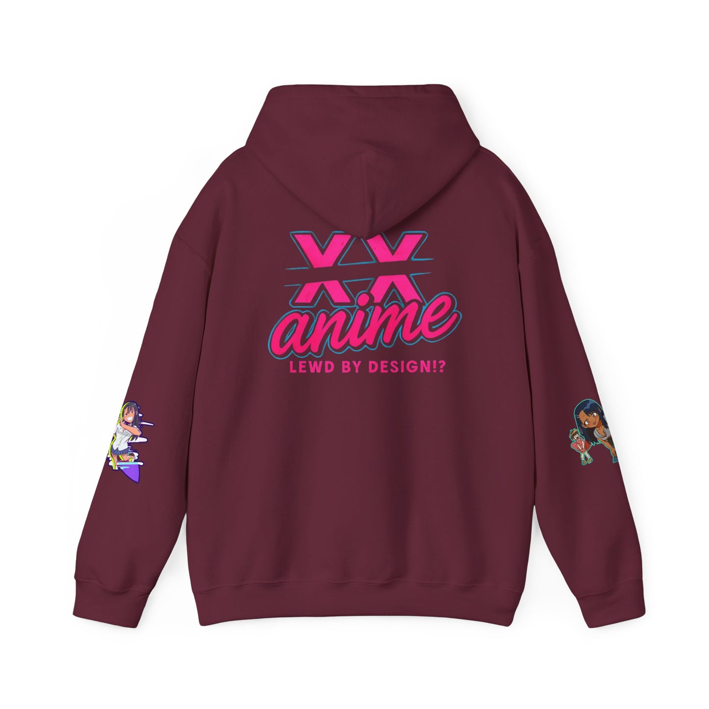 Anime-Themed Hoodie with Playful Graphics, Gift for Anime Fans, Cozy Lounge Wear, Casual Streetwear, Unique Gift Idea