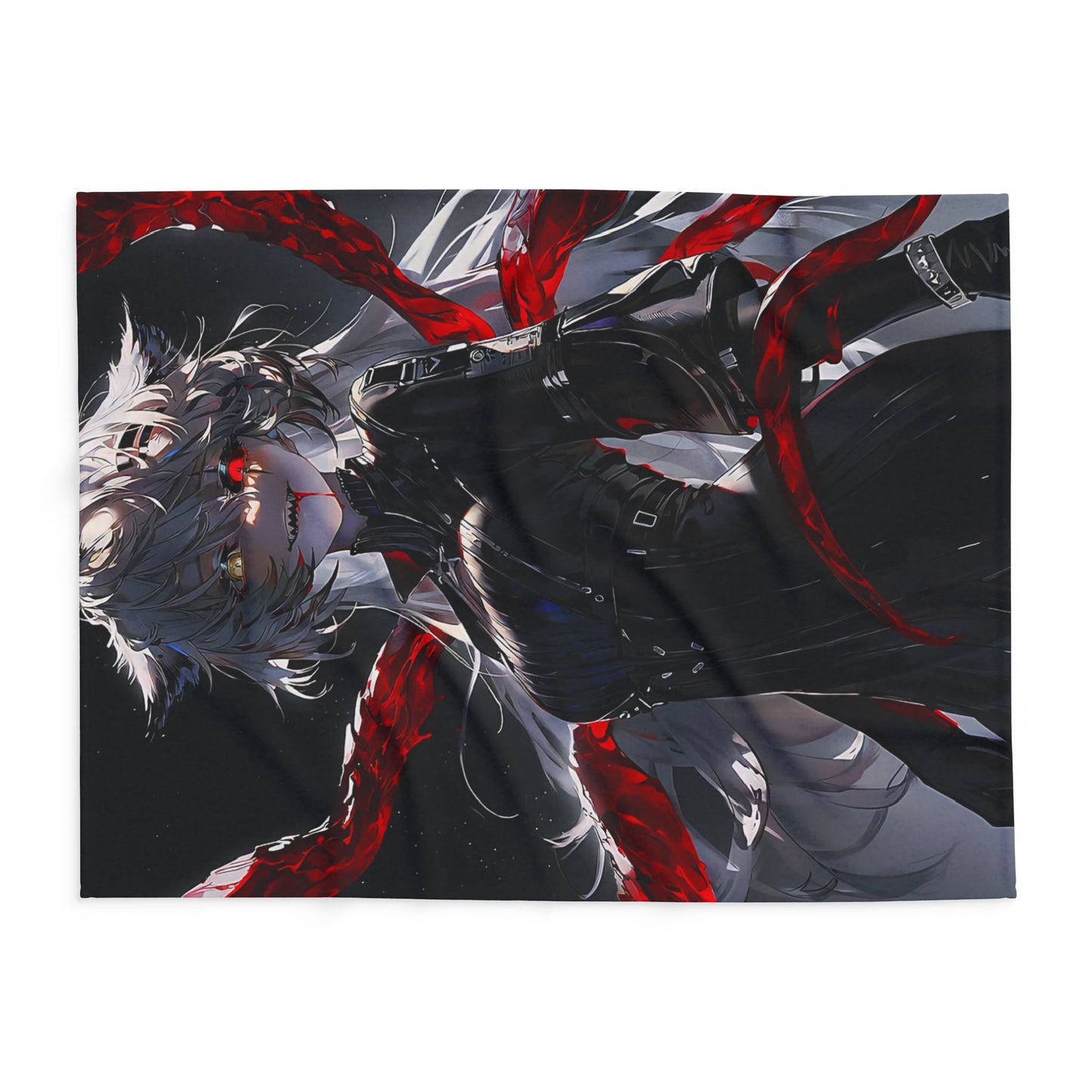 Arctic Fleece Blanket Tokyo ghoul style 3featuring Dramatic Fantasy Artwork, Cozy Throw for Home Decor, Gift for Anime Fans, Halloween Decor, Soft Plush [...]