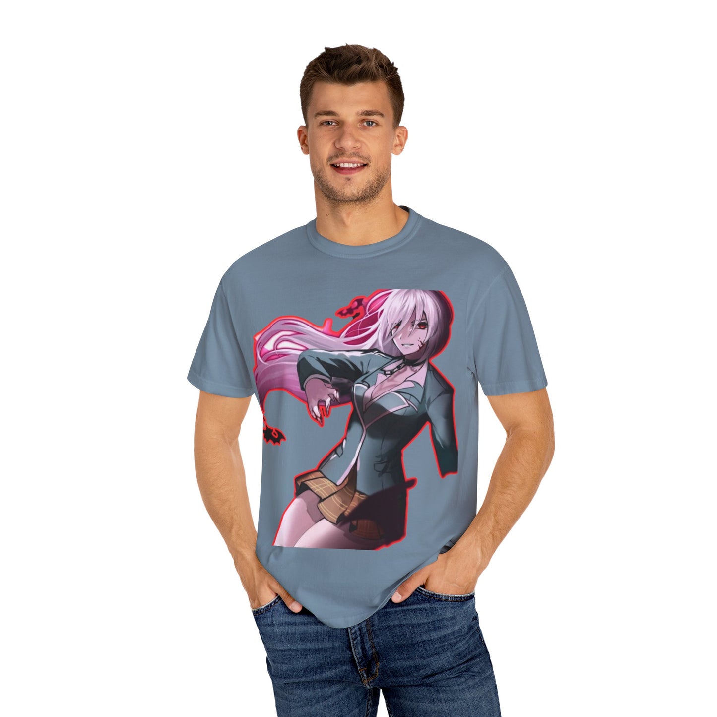 Anime-Themed T-Shirt Featuring Bold Artwork