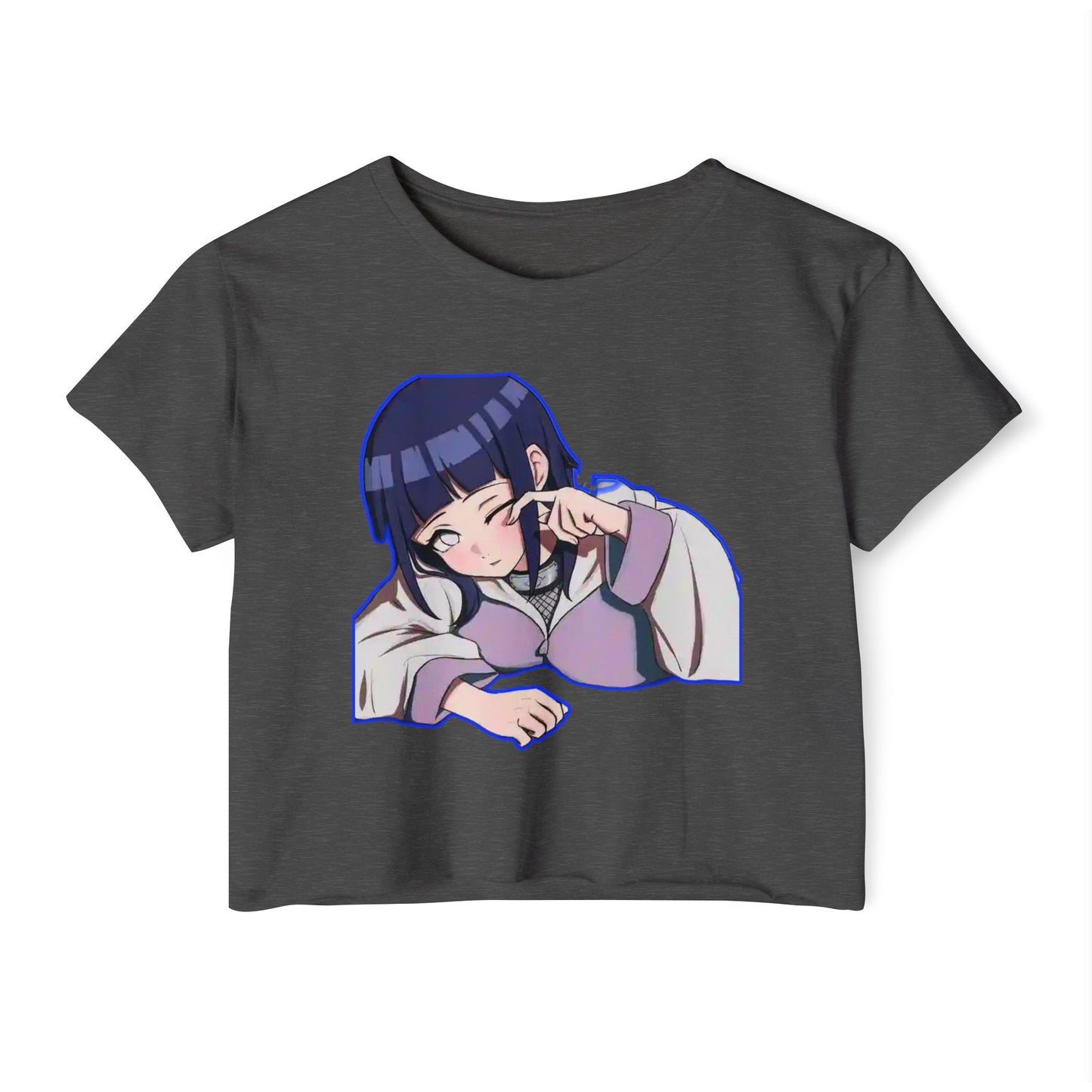 Women’s Festival Crop Naruto Top, Cute Anime Shirt, Casual Summer Tee, Trendy Graphic Top, Gifts for Her, Festival Wear