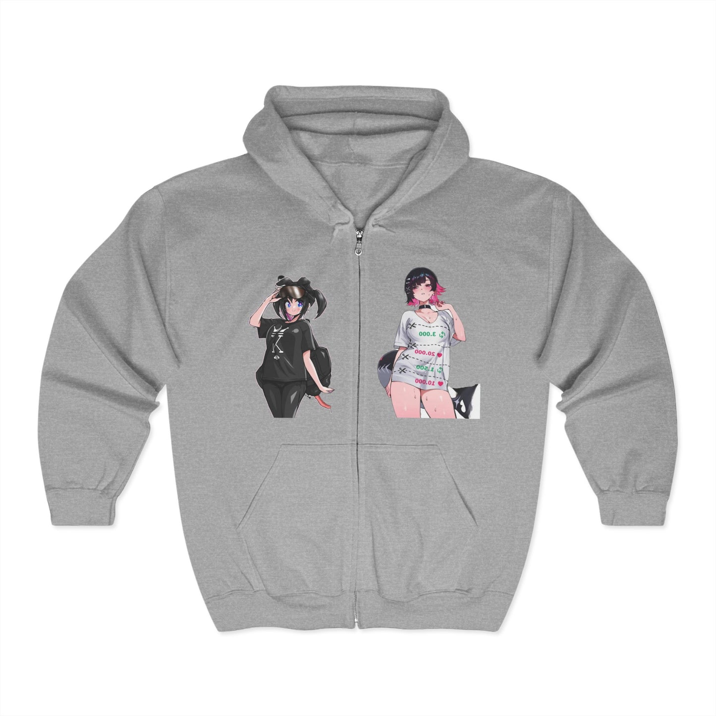 Anime-Inspired lewd Unisex Zip Hoodie, Graphic Hoodie, Casual Streetwear, Gift for Anime Fans, Trendy Apparel, Unique Anime Style