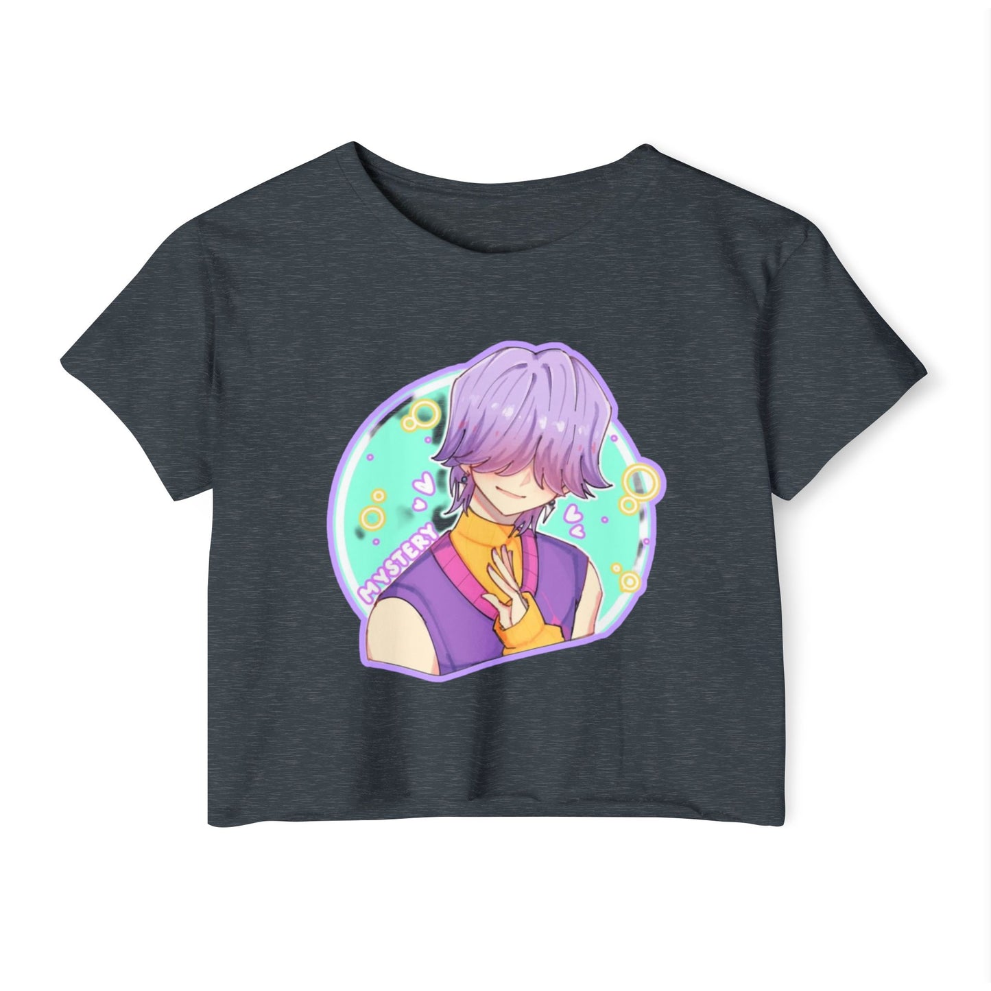 Vibrant Women's kpop boys 1 Festival Crop Top with Playful Design, Cute Summer Tee, Bohemian Shirt, Artsy Gift for Her, Perfect for Music Festivals