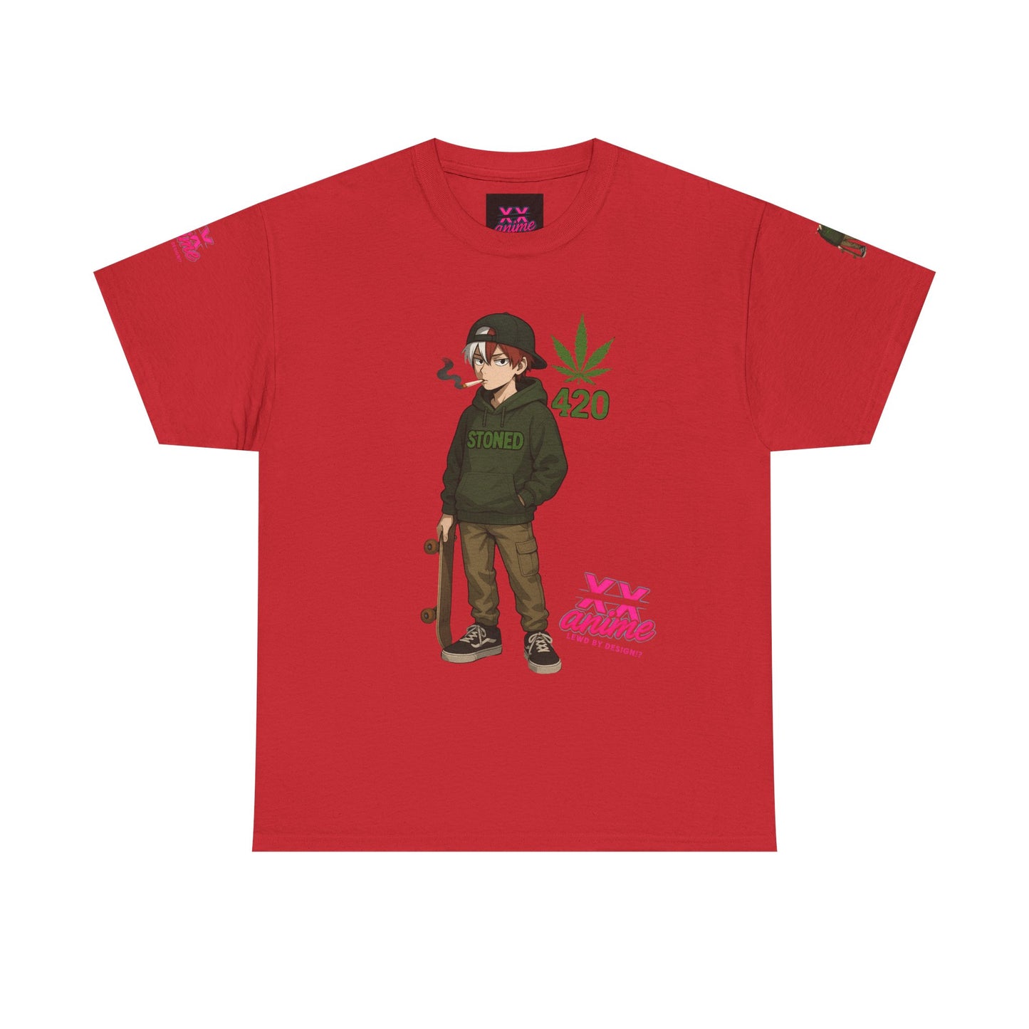 Anime-Inspired Unisex Heavy Cotton Tee, Streetwear, Gamer Style Shirt, Cool Graphic T-Shirt, Casual Anime Fashion, Perfect for 420 [...]