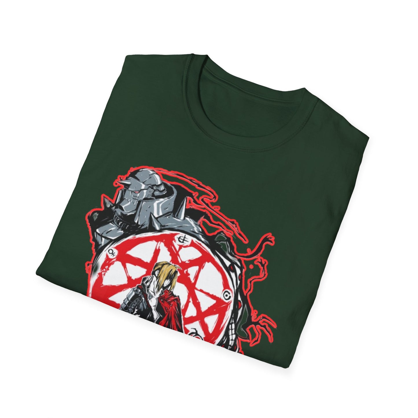 Unisex Graphic Tee fma - Vintage Norse Mythology Design, Casual Wear, Gift for Fans, Birthday, Everyday Style, Cosplay