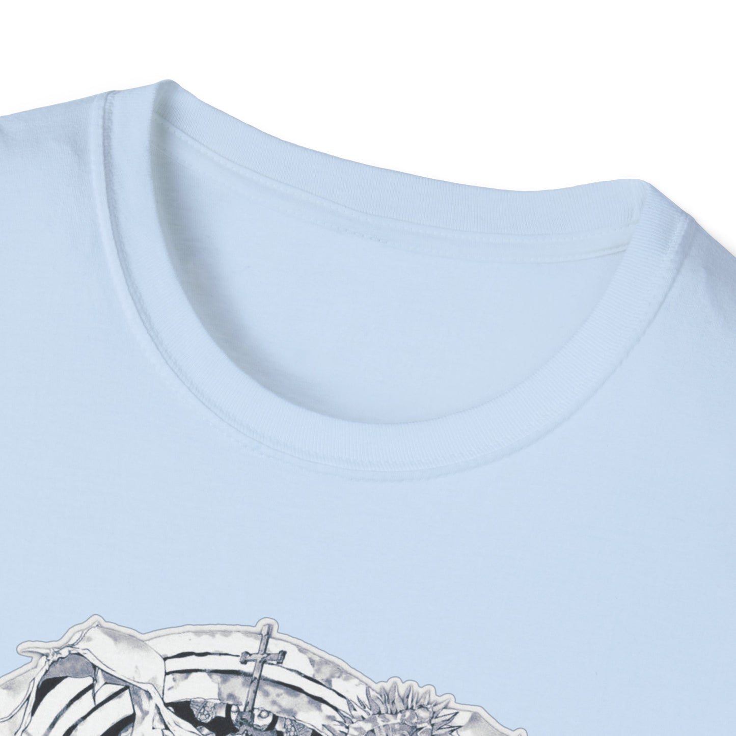 Unisex Graphic T-Shirt dn style - Gothic Art Design, Casual Wear, Men’s and Women’s Gifts, Street Style, Music Festival Attire