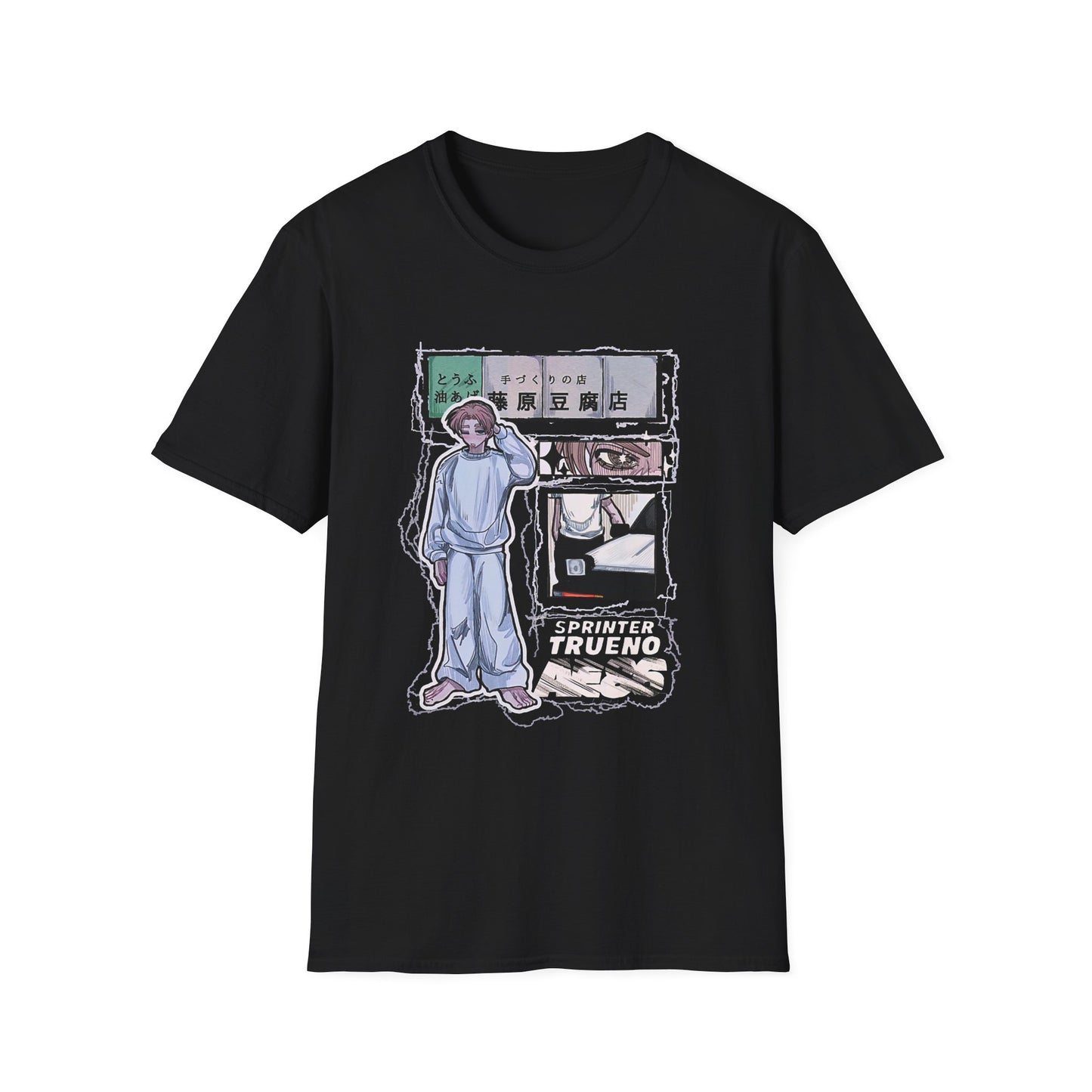 Whimsical Artistic initial D 10 Unisex Softstyle T-Shirt, Casual Wear, Graphic Tee, Creative Gift, Everyday Fashion, Unique Art Top