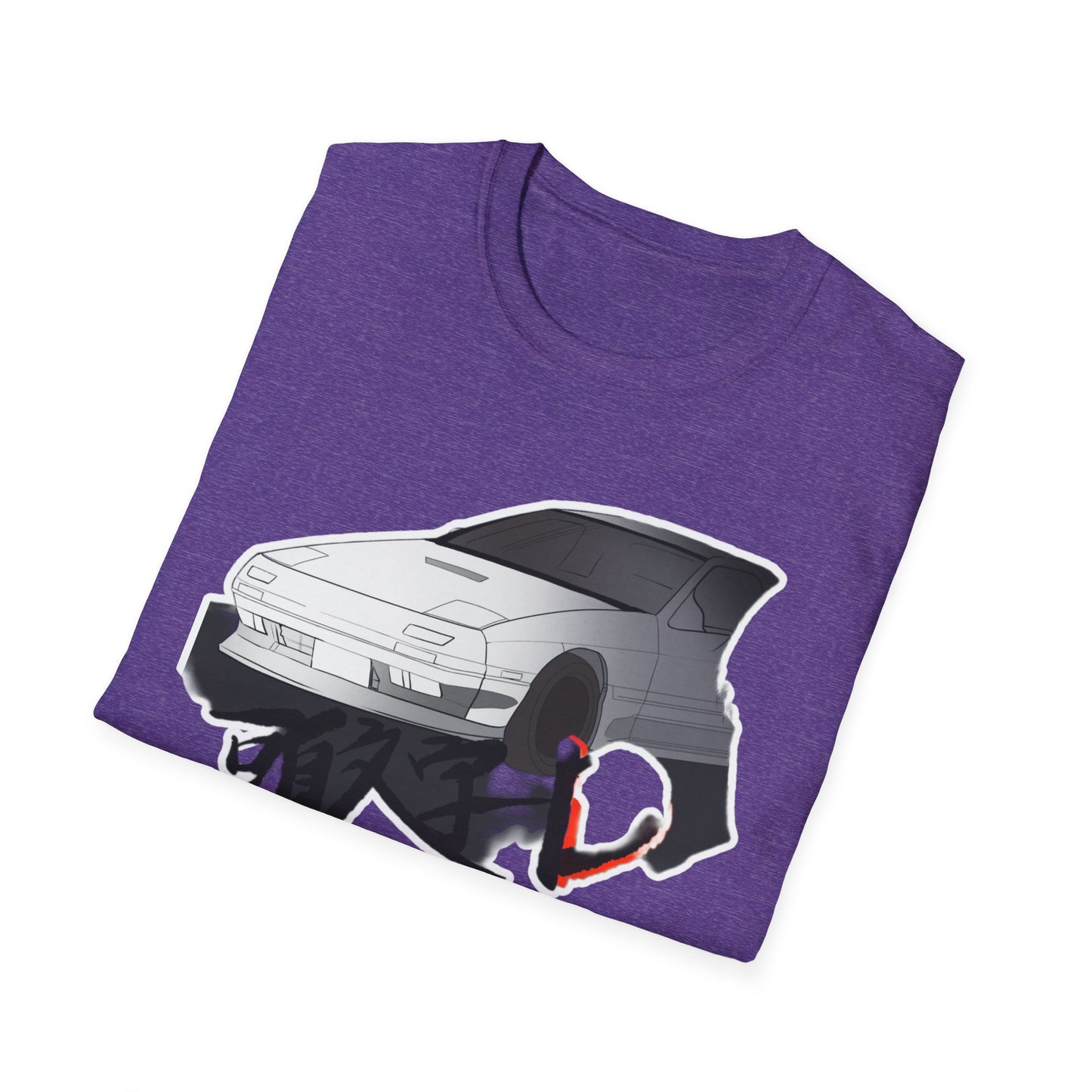 Cool Car Graphic initial D Unisex Tee, Softstyle T-Shirt for Auto Enthusiasts, Perfect Gift for Birthdays and Car Shows, Casual Everyday Wear