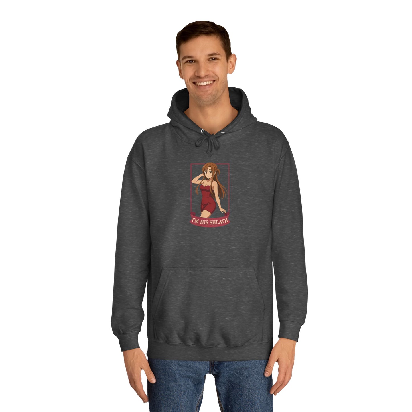 Anime-Inspired Unisex College Hoodie, Comfortable Casual Wear, Unique Graphic Sweatshirt, Trendy Gifts for Students, Streetwear Style