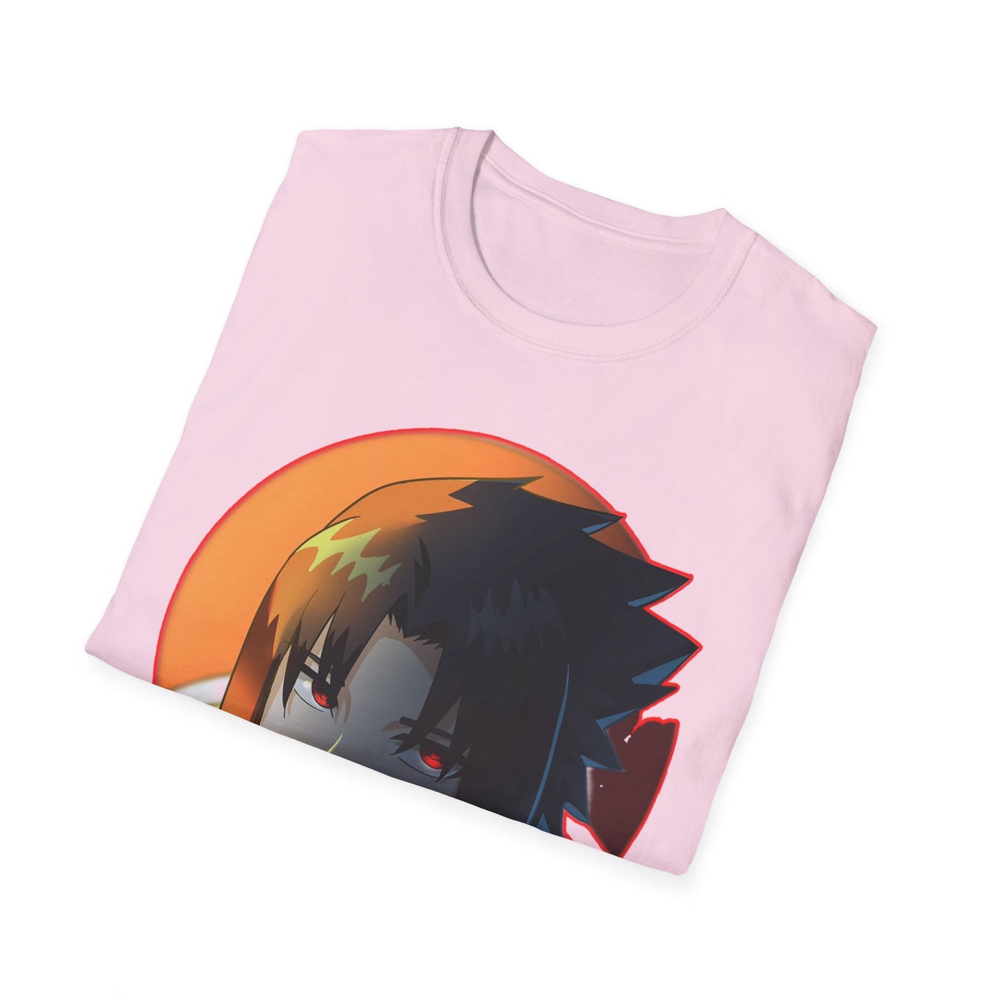Anime-Inspired naruto Unisex Softstyle T-Shirt with Cool Character Design, Graphic Tee for Fans, Perfect for Gifts, Casual Wear, Unisex Apparel