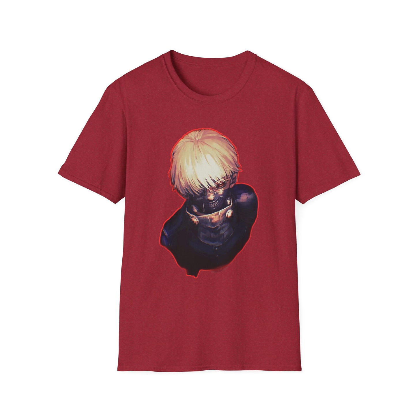 Stylish Unisex Graphic Tee tokyo ghoul style 5- Trendy Softstyle T-Shirt for Casual Wear, Gifts, Anime Fans, Everyday Comfort, Summer Outfits