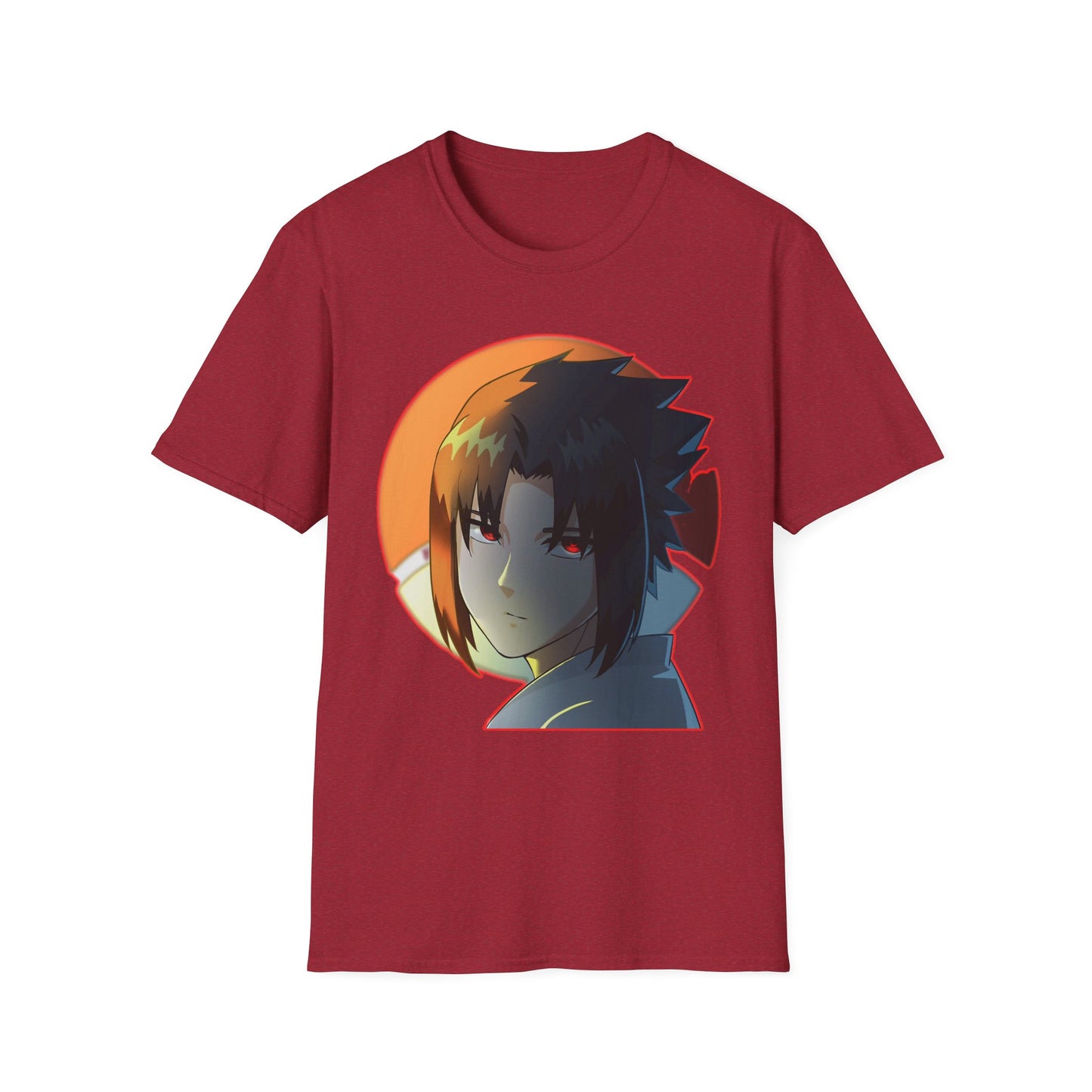 Anime-Inspired naruto Unisex Softstyle T-Shirt with Cool Character Design, Graphic Tee for Fans, Perfect for Gifts, Casual Wear, Unisex Apparel