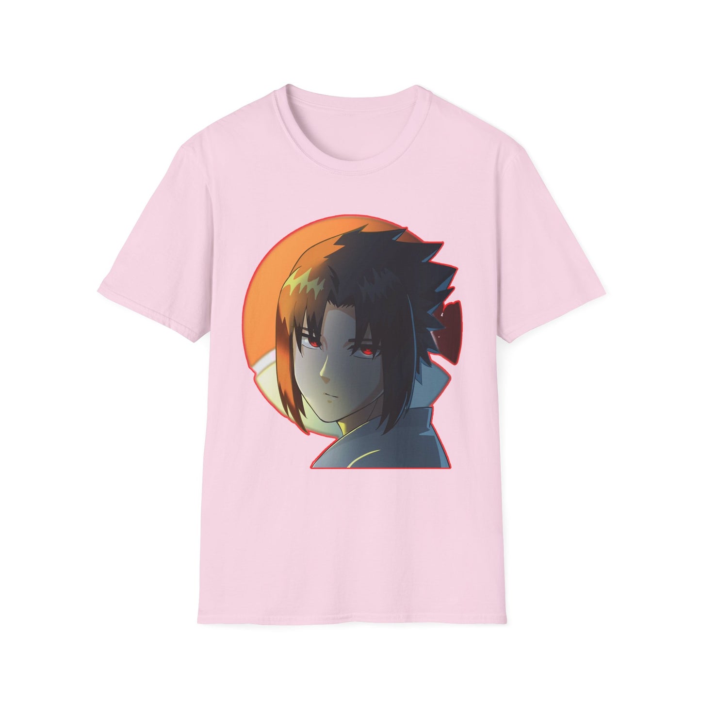 Anime-Inspired naruto Unisex Softstyle T-Shirt with Cool Character Design, Graphic Tee for Fans, Perfect for Gifts, Casual Wear, Unisex Apparel
