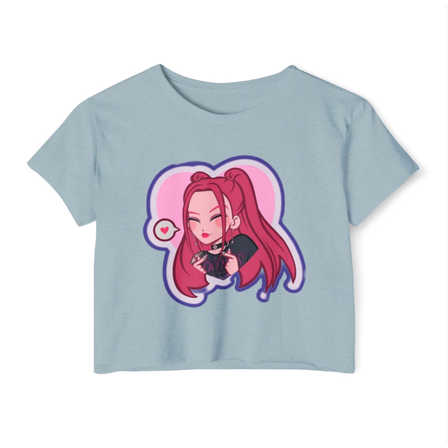 Idol style 3 Women's Festival Crop Top - Trendy, Summer Fashion, Festival Wear, Cute Outfit, Street Style