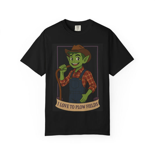 Unisex Garment-Dyed T-shirt, Fun Farm Goblin Tee, Retro Anime Graphic Shirt, Casual Outfit, Perfect Gift for Conventions, Unique [...]