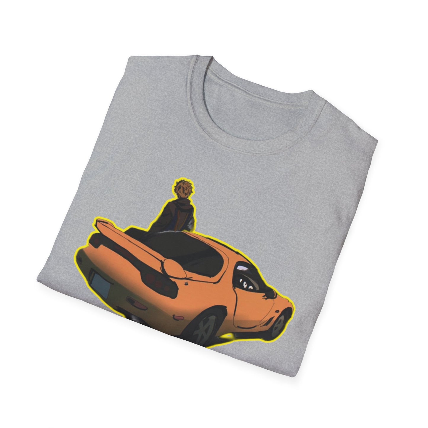 Vibrant Car Art initial D 8 Unisex Softstyle T-Shirt, Casual Graphic Tee, Gift for Car Enthusiasts, Unique Apparel for Everyday Wear, Retro [...]