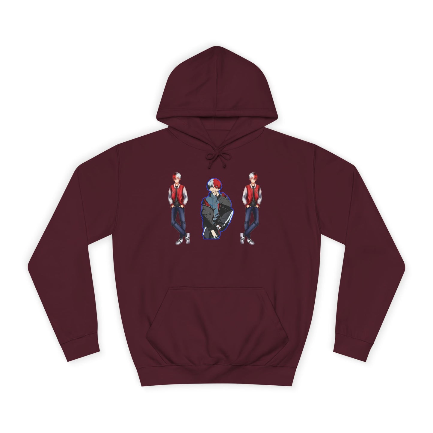 Hero school toto style Hoodie, Cozy Casual Wear, Gift for Students, Streetwear, Music Events, College Hoodie, Graphic Sweater