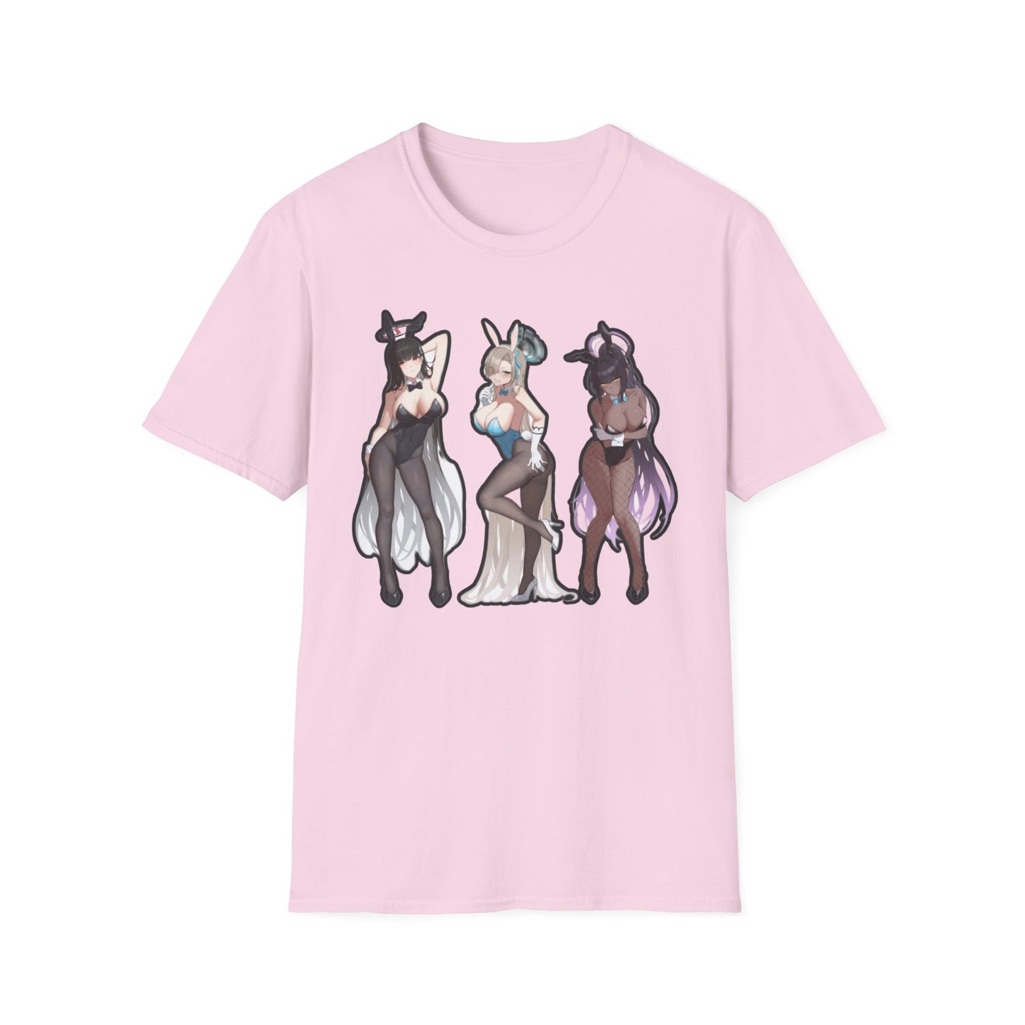 Anime-Inspired lewd bunny Unisex Softstyle T-Shirt, Cute Anime Art Tee, Casual Streetwear, Geeky Gift for Him/Her, Halloween Party Top, Graphic [...]