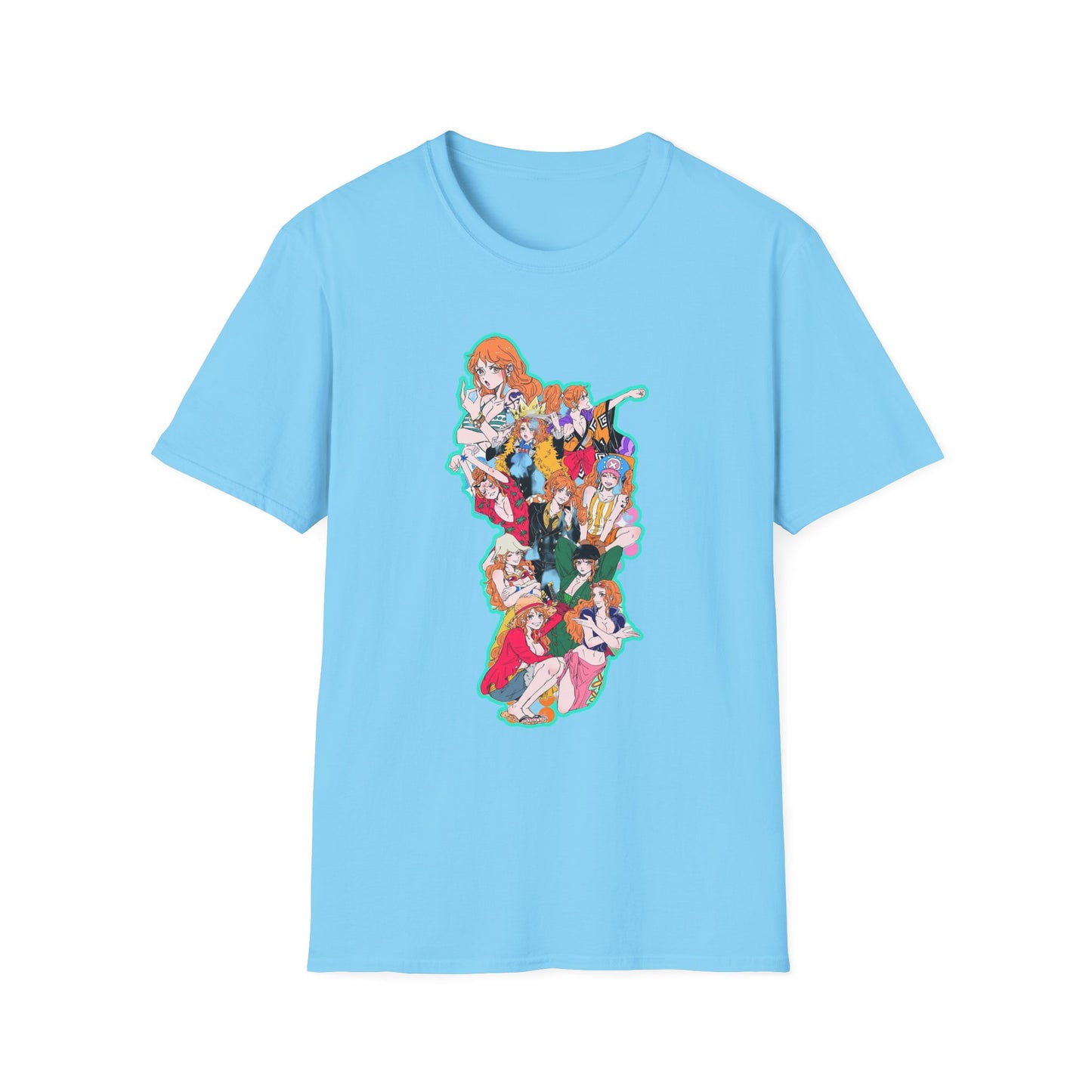 Whimsical Cartoon one piece 9 Character Unisex T-Shirt | Fun Graphic Tee, Gift for Fans, Casual Wear, Collectible Apparel, Birthday Gift