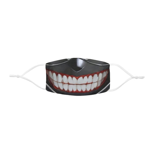 Smiling Skull Face Tokyo ghoul style Mask | Cosplay Accessory, Halloween Costume, Party Favor, Daily Protection, Fun Gift