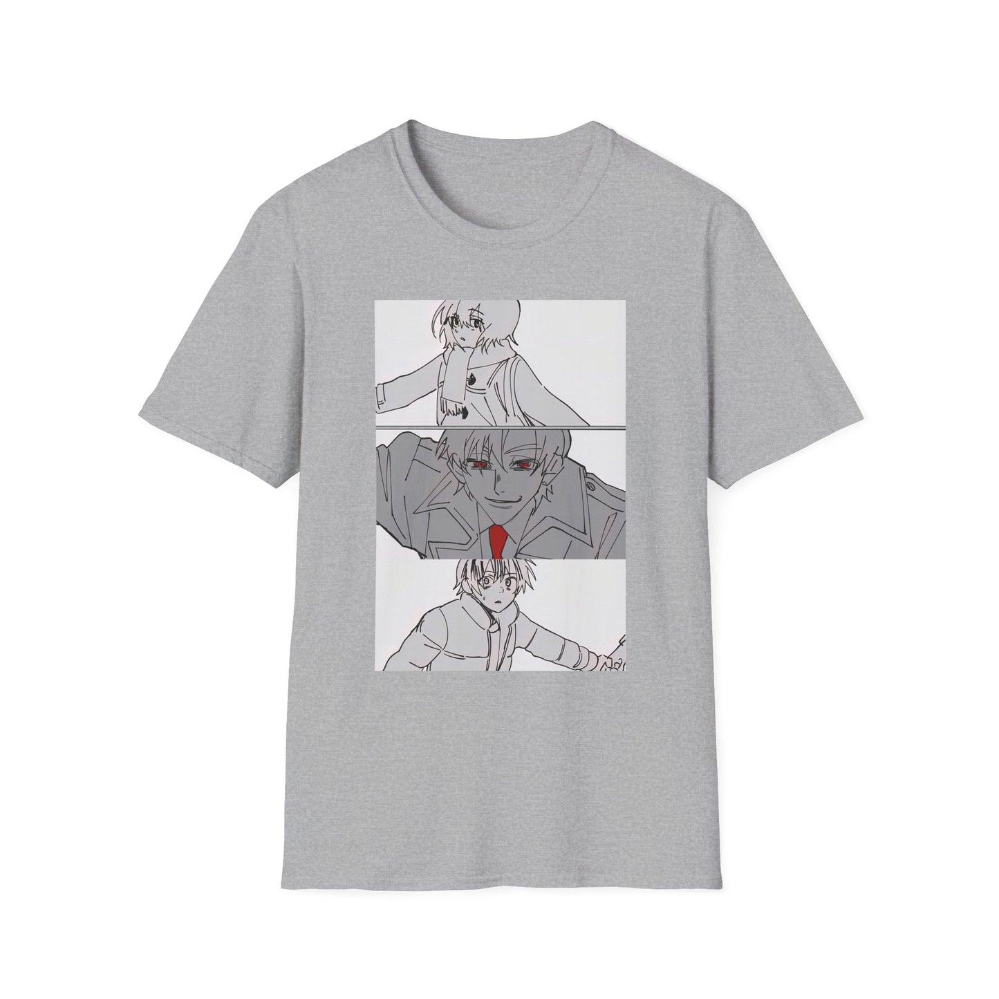 Artistic Unisex erased 2 T-Shirt - Graphic Tee for Anime Lovers, Casual Wear for Parties, Birthdays, and Comic Con