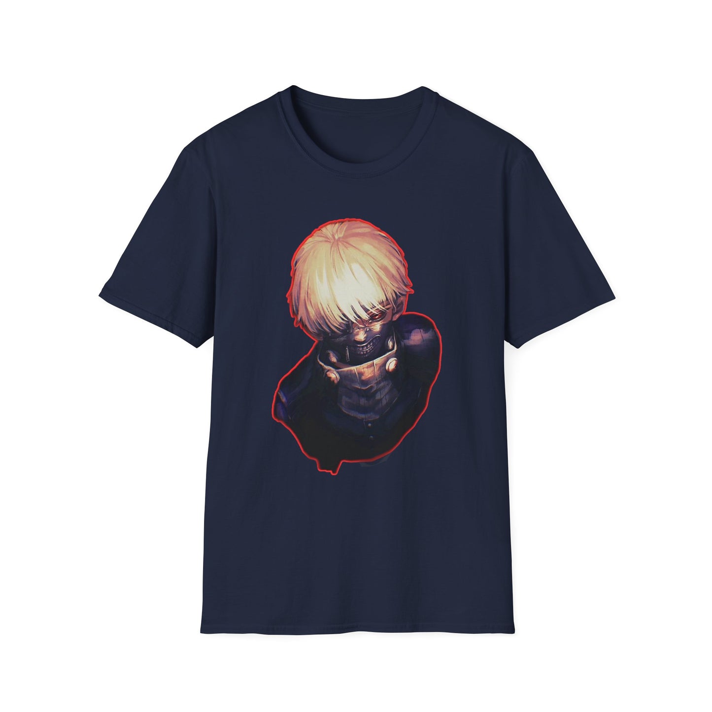 Stylish Unisex Graphic Tee tokyo ghoul style 5- Trendy Softstyle T-Shirt for Casual Wear, Gifts, Anime Fans, Everyday Comfort, Summer Outfits