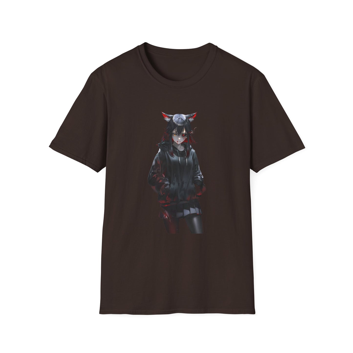 Anime-Inspired Graphic tokyo ghoul style 6T-Shirt, Unisex Softstyle Tee, Casual Wear, Gift for Otaku, Anime Expo, Trendy Streetwear, Unique Fashion