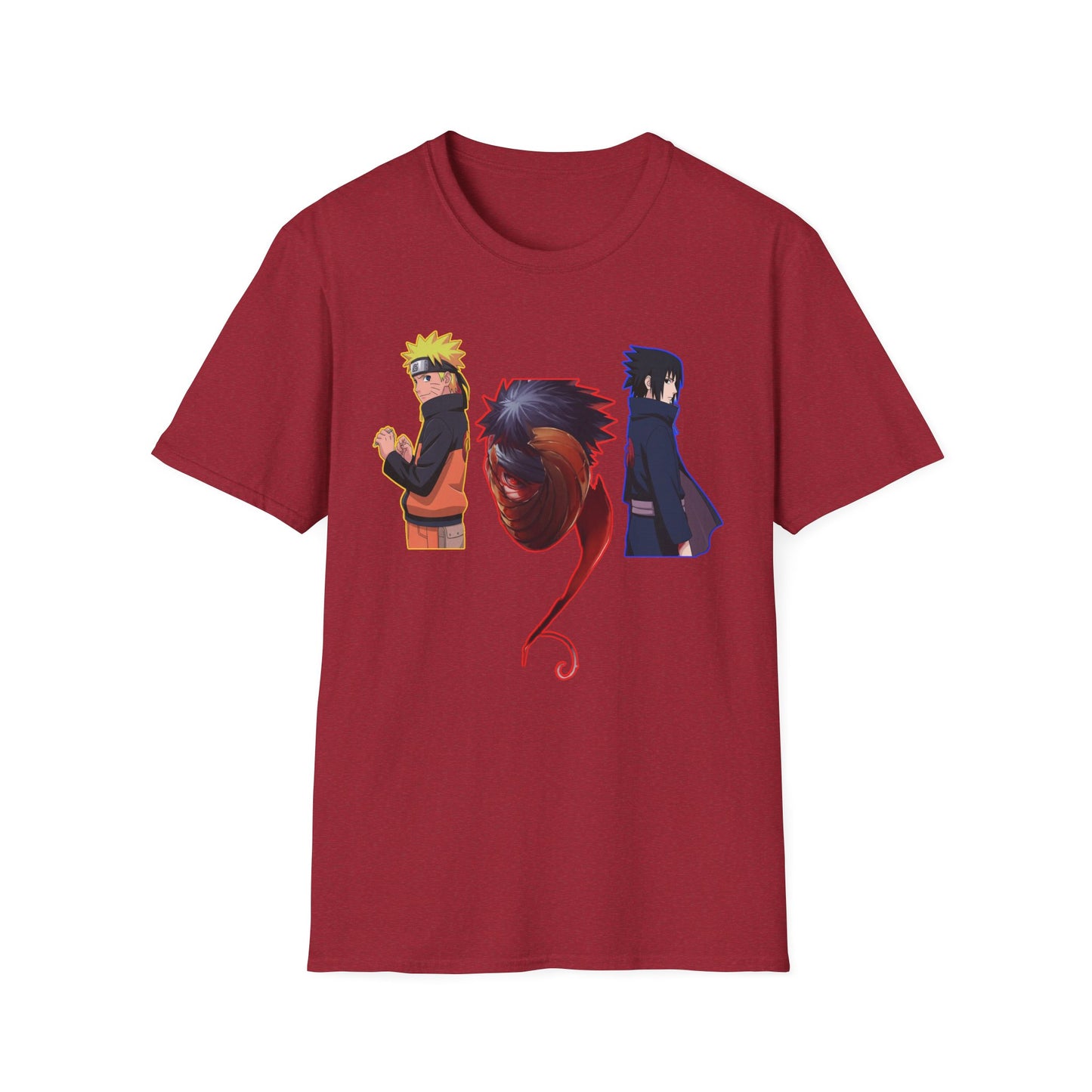 Anime-Inspired Naruto 5 Unisex Softstyle T-Shirt, Graphic Tee for Fans, Casual Wear, Gift for Birthdays, Cosplay, and Conventions