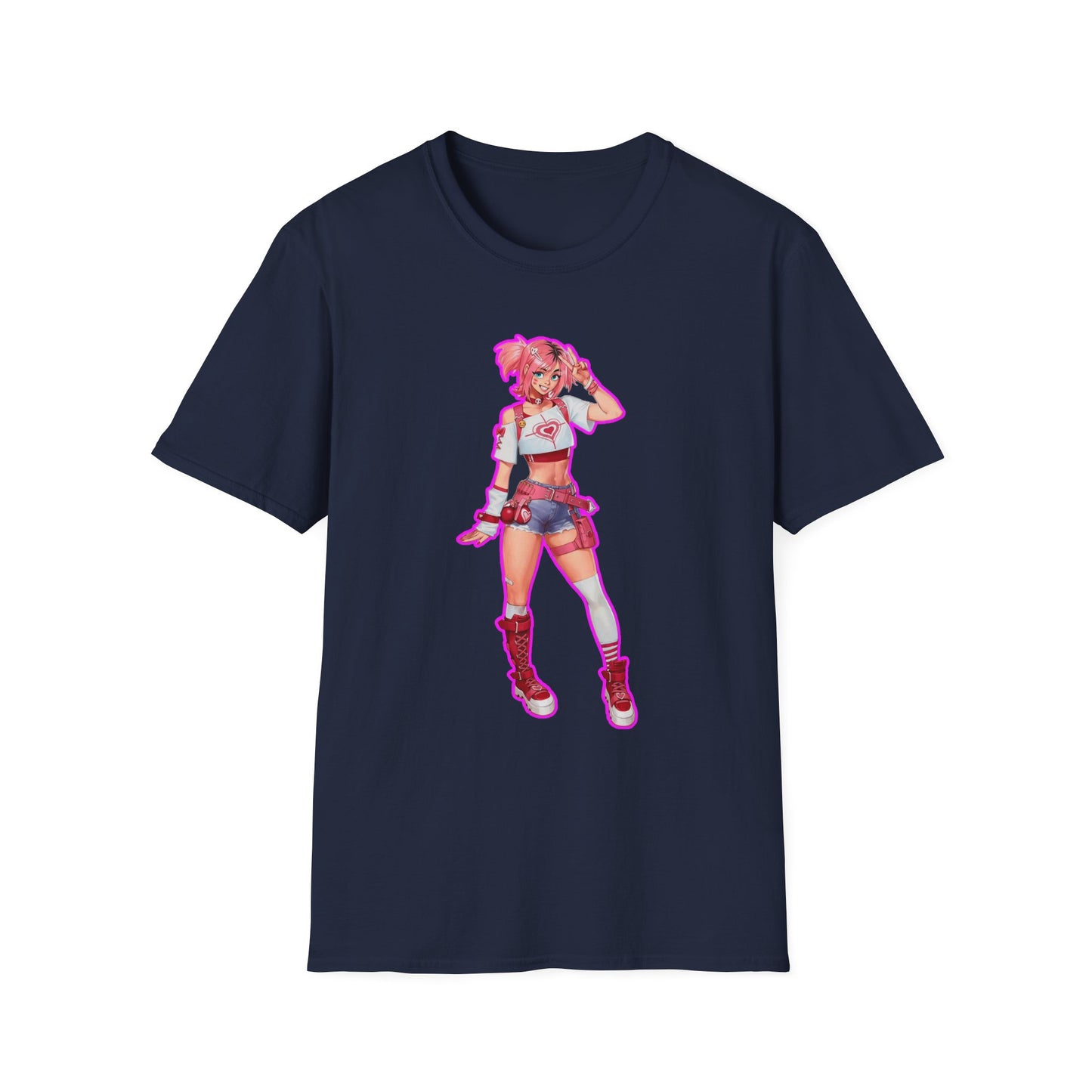 Vibrant Graphic spooky season fortnite 2Tee, Unisex Softstyle T-Shirt, Trendy Casual Wear, Perfect for Parties, Gift for Anime Lovers, Unique Statement Shirt