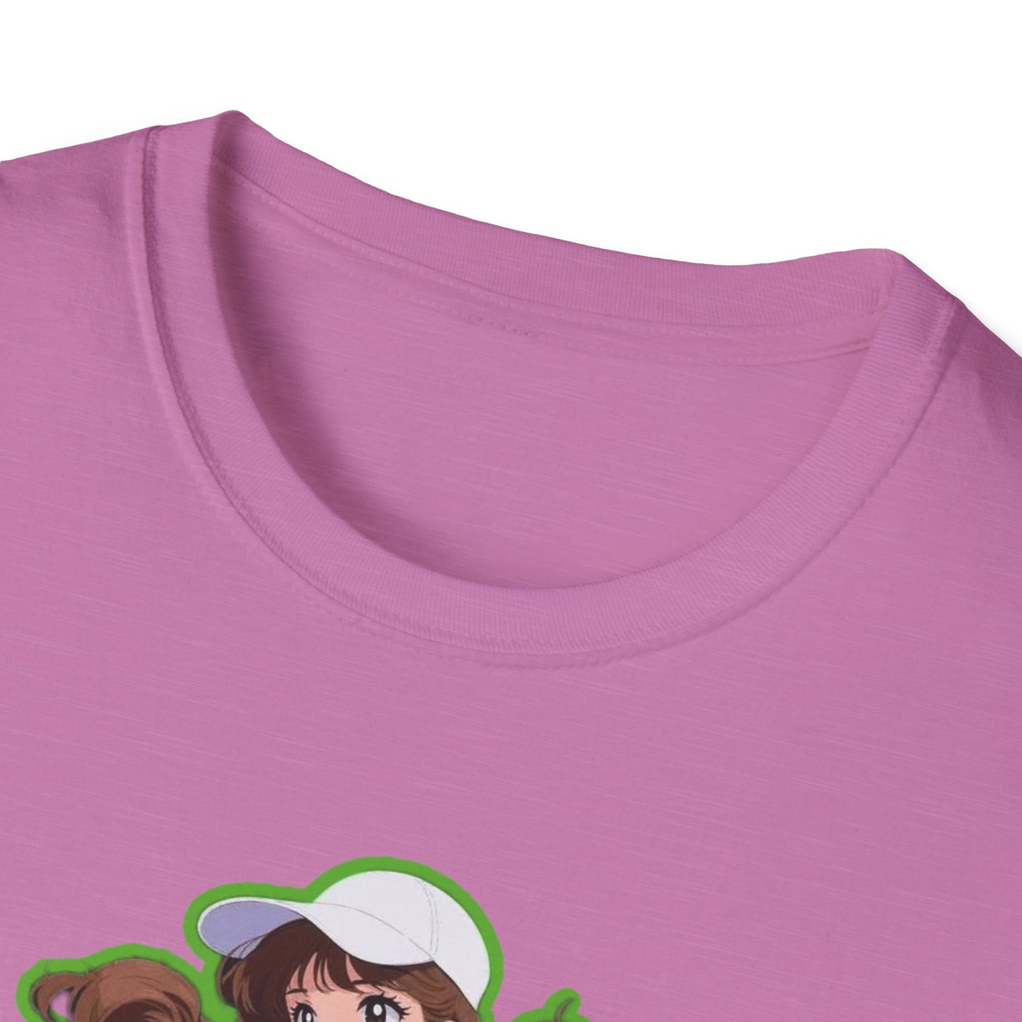 Playful Anime sailor moon 4 Character T-Shirt, Unisex Softstyle Tee, Casual Graphic Shirt, Gift for Anime Lovers, Fun Everyday Wear, Otaku Merchandise