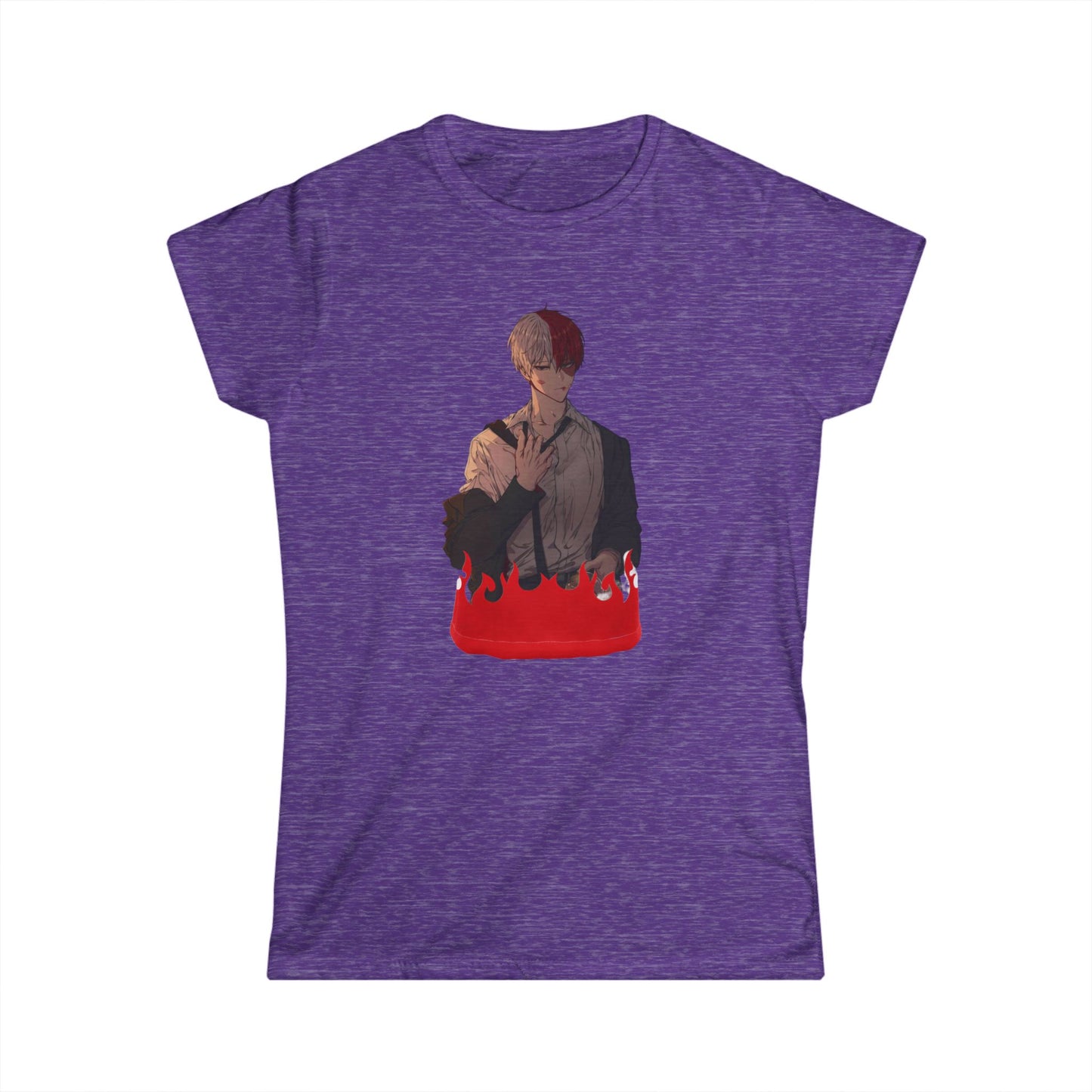 Hero life todo style 2 Tee for Fans, Casual Wear, Gift for Her, Anime Merch, Birthday Present, Cute T-Shirt