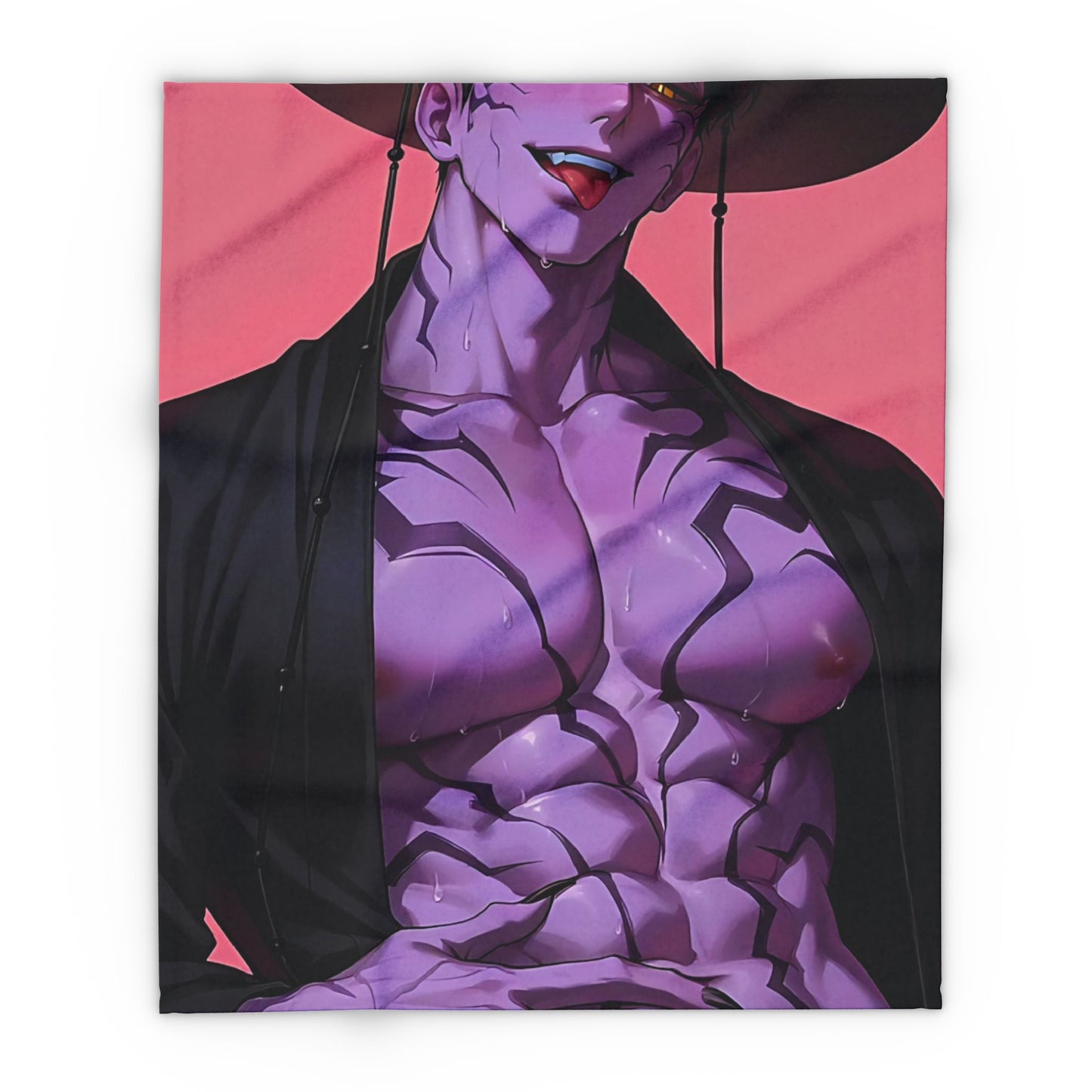 Stylish Arctic idol boy Fleece Blanket with Bold Graphic Design, Cozy Throw, Unique Gift for Fans, Perfect for Home Decor, Anime Style Blanket, [...]