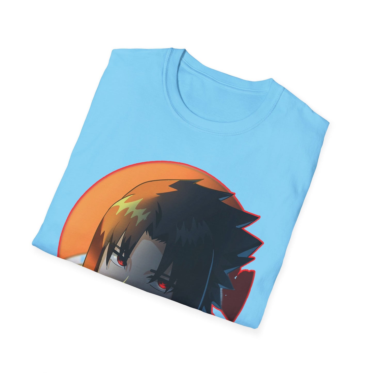 Anime-Inspired naruto Unisex Softstyle T-Shirt with Cool Character Design, Graphic Tee for Fans, Perfect for Gifts, Casual Wear, Unisex Apparel