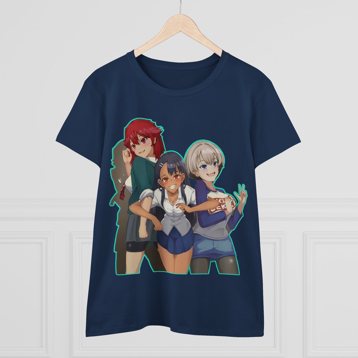 Anime-Inspired Tomo chan is a girl Women's Cotton Tee, Casual Graphic Shirt, Cosplay Tee, Gift for Anime Fans, Cute Manga Shirt