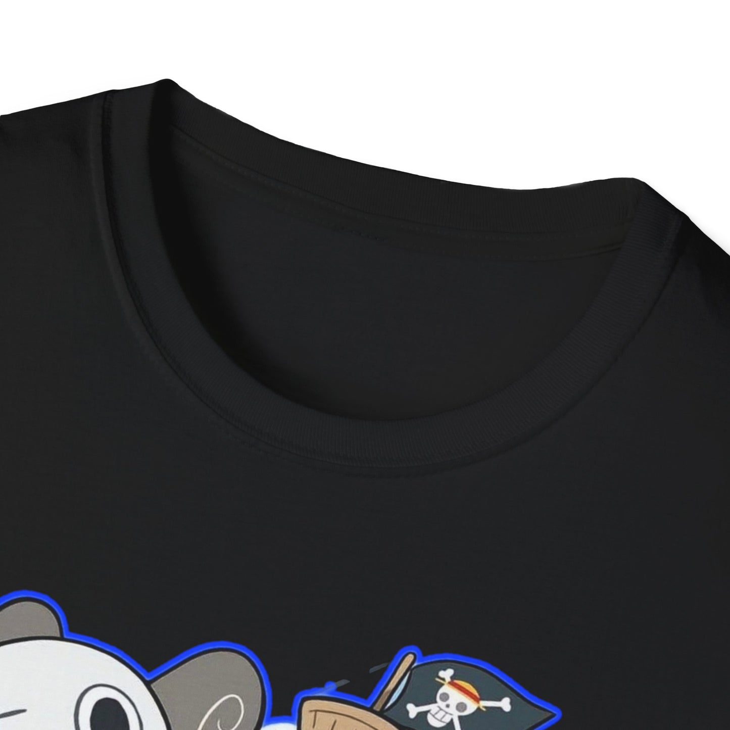 Cute Cartoon Character one piece 7 T-Shirt, Graphic Tee for Anime Lovers, Unisex Gift, Casual Wear, Softstyle Shirt